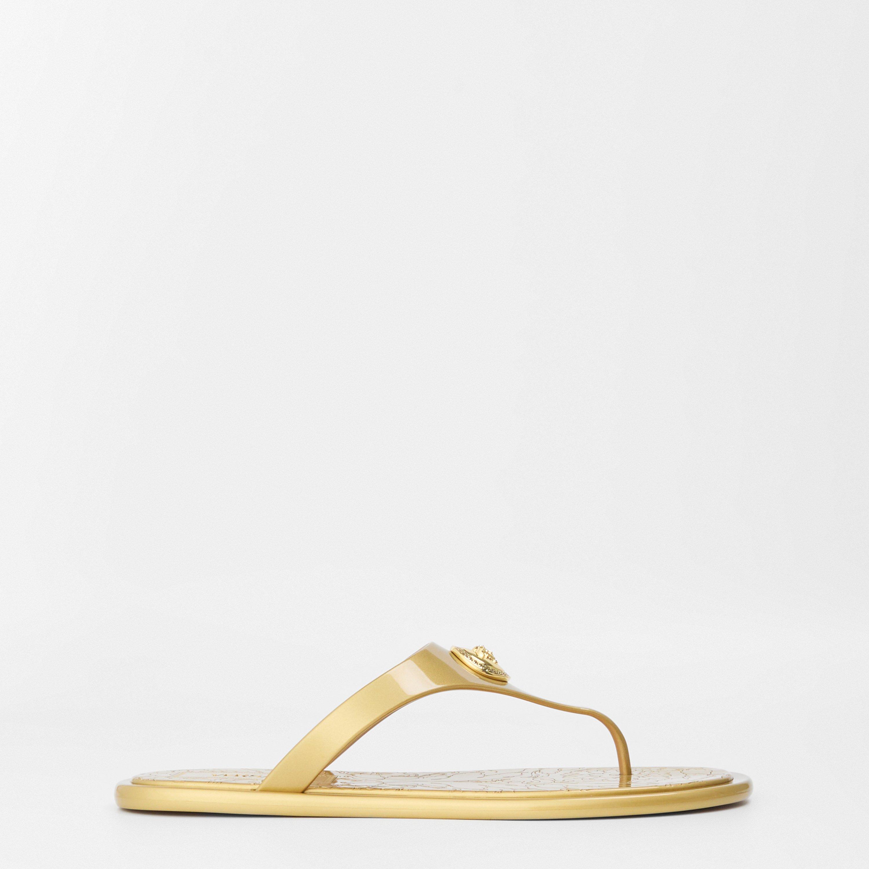 Alia Rubber Flat Sandals
