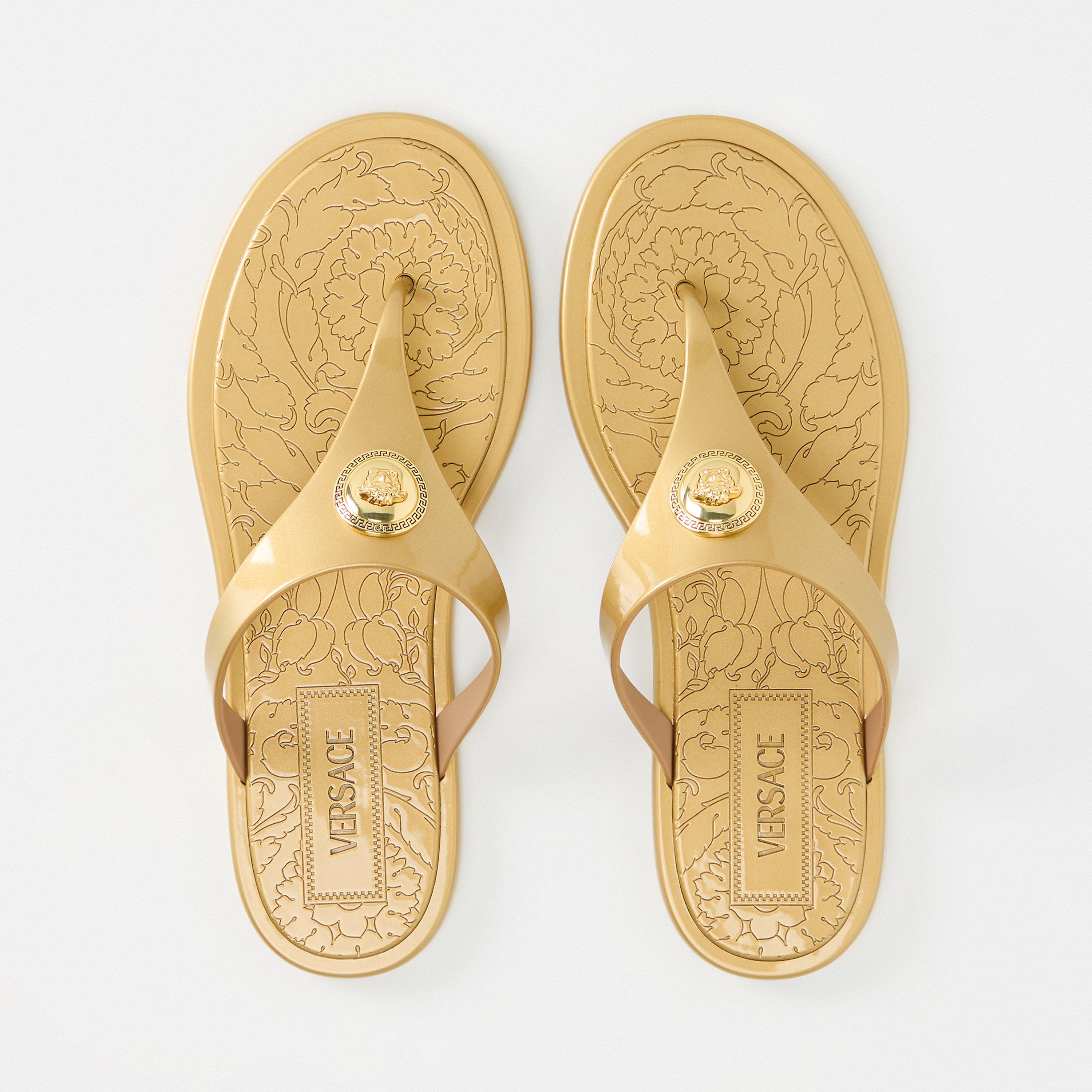 Alia Rubber Flat Sandals