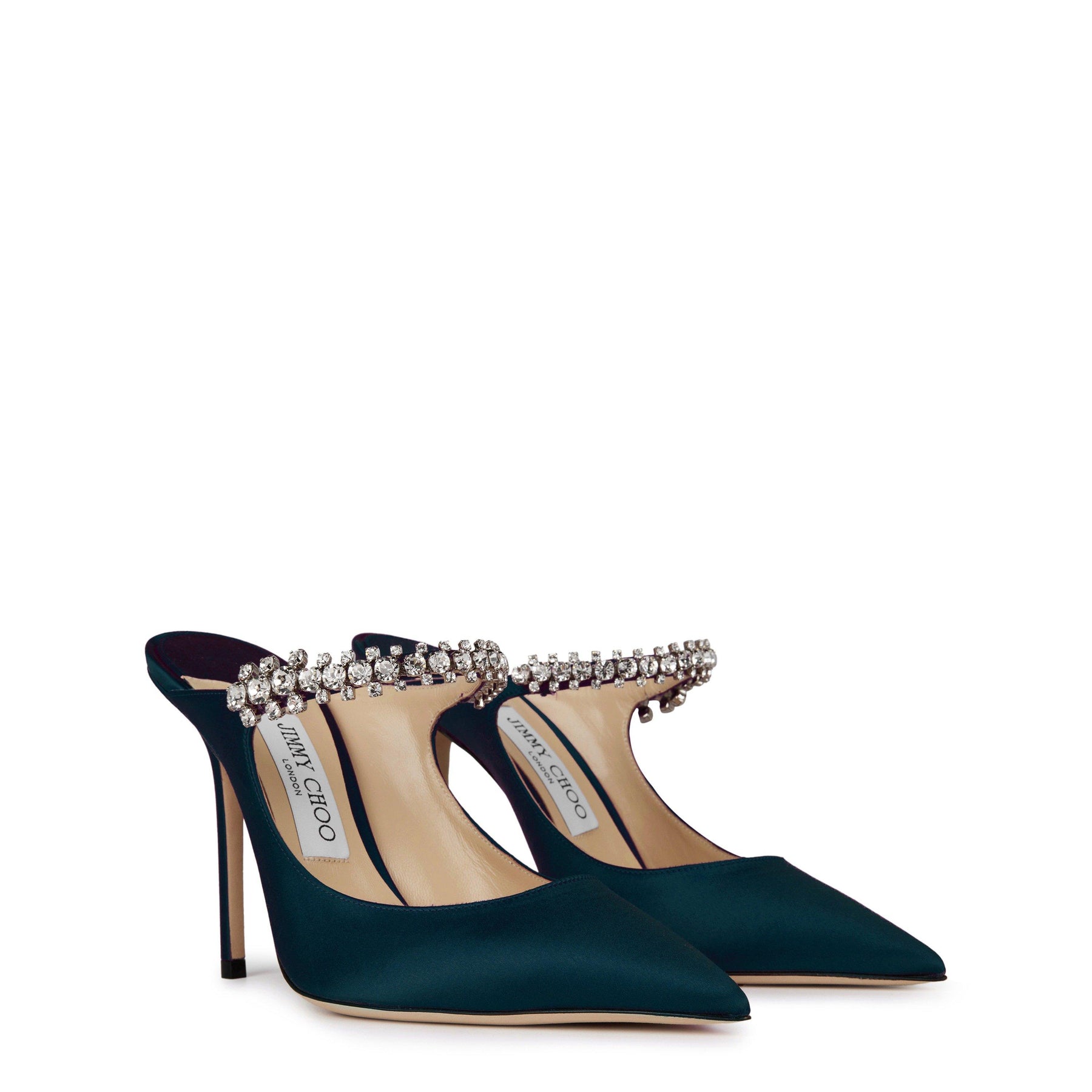 Bing Crystal Heeled Mules