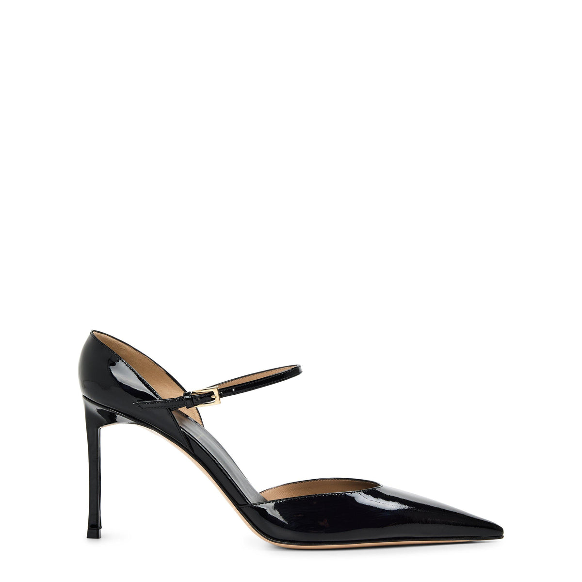 Heeled Mary Jane Stiletto Court Shoes