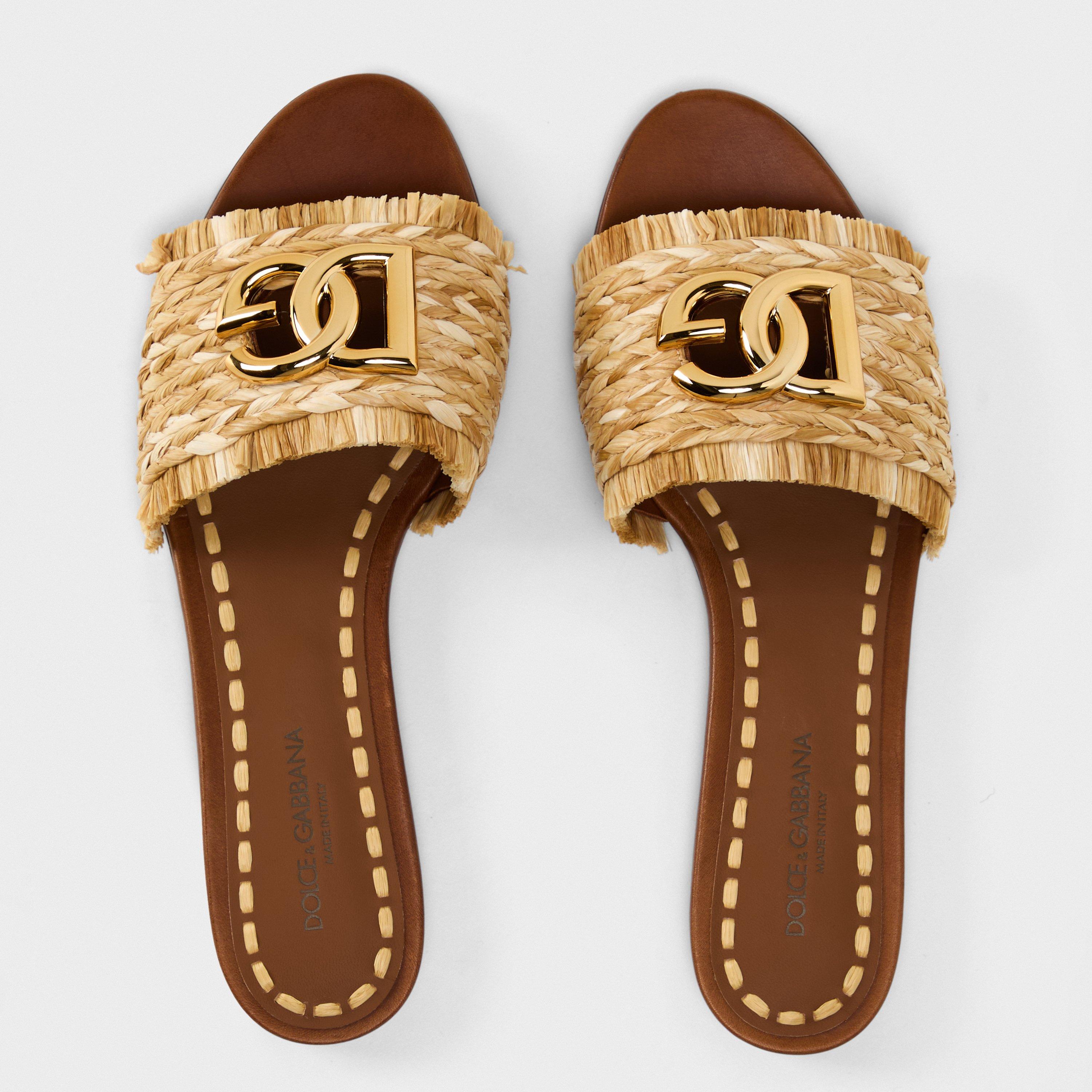 Rafia Handcrafted Woven Flat Sandals