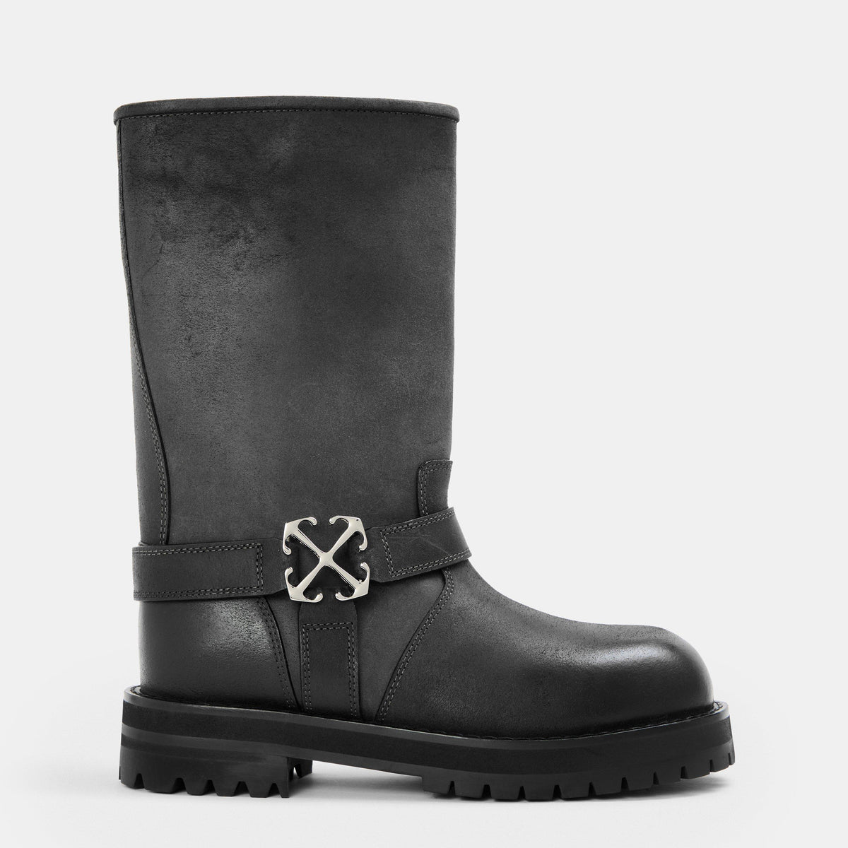 Track Biker Boots