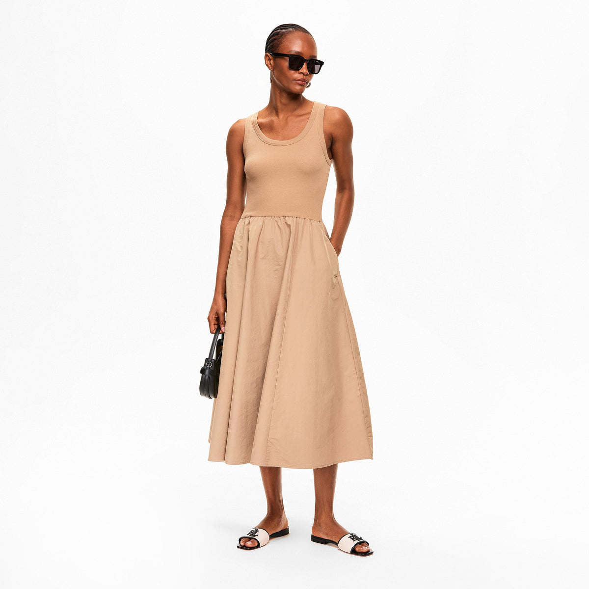 Everly Real Leather Flat Sandals