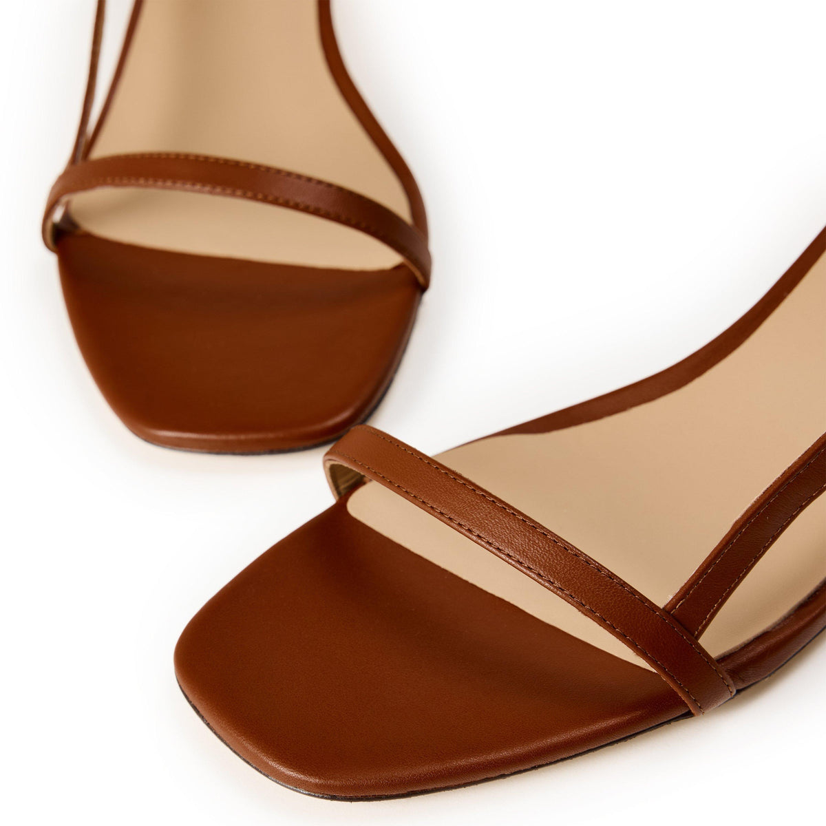 Lainee Real Leather Heeled Sandals