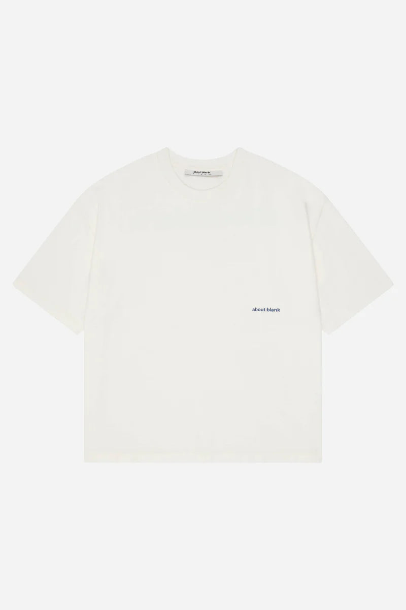 Box t-shirt - oat / black