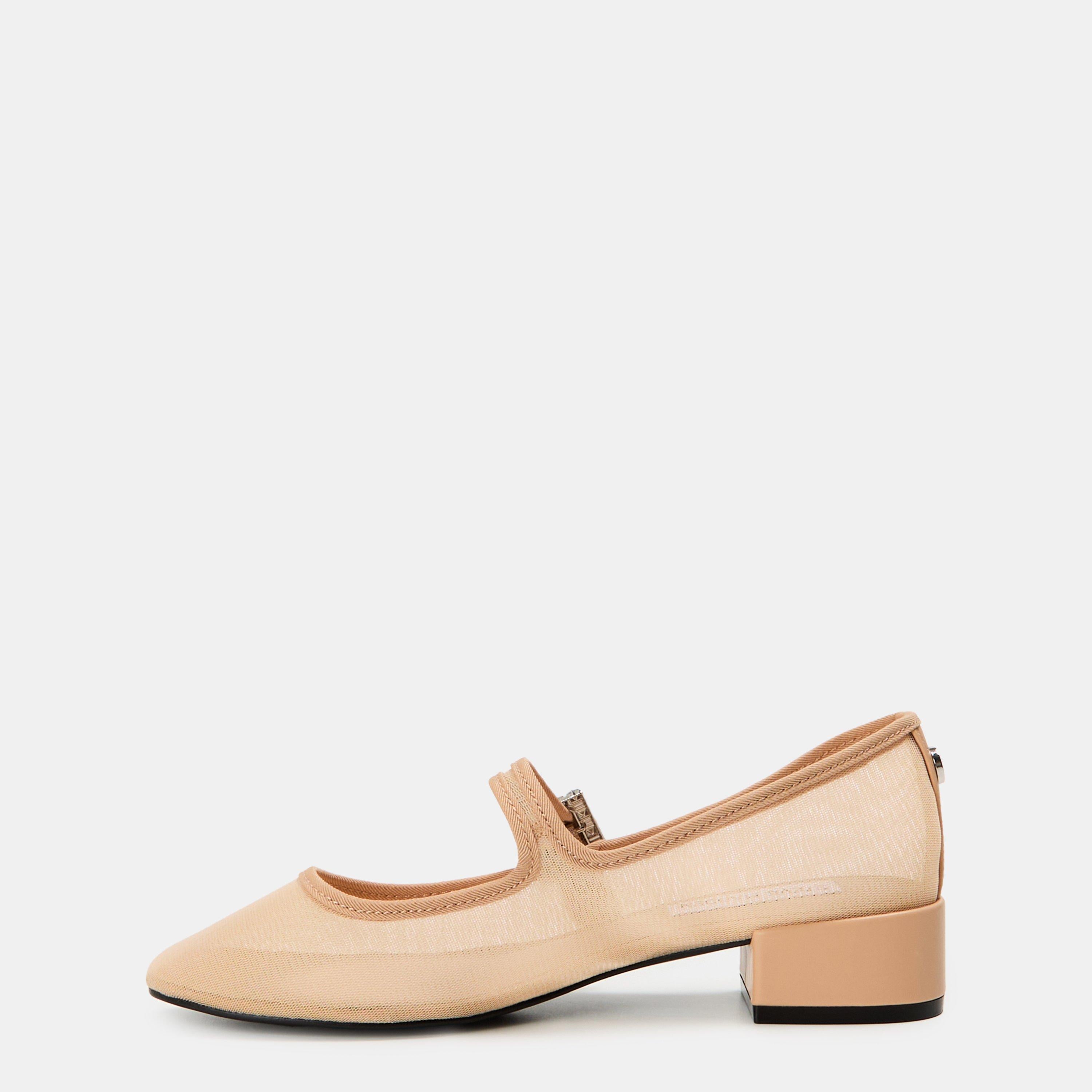 Champaign Block Heel Court Shoes