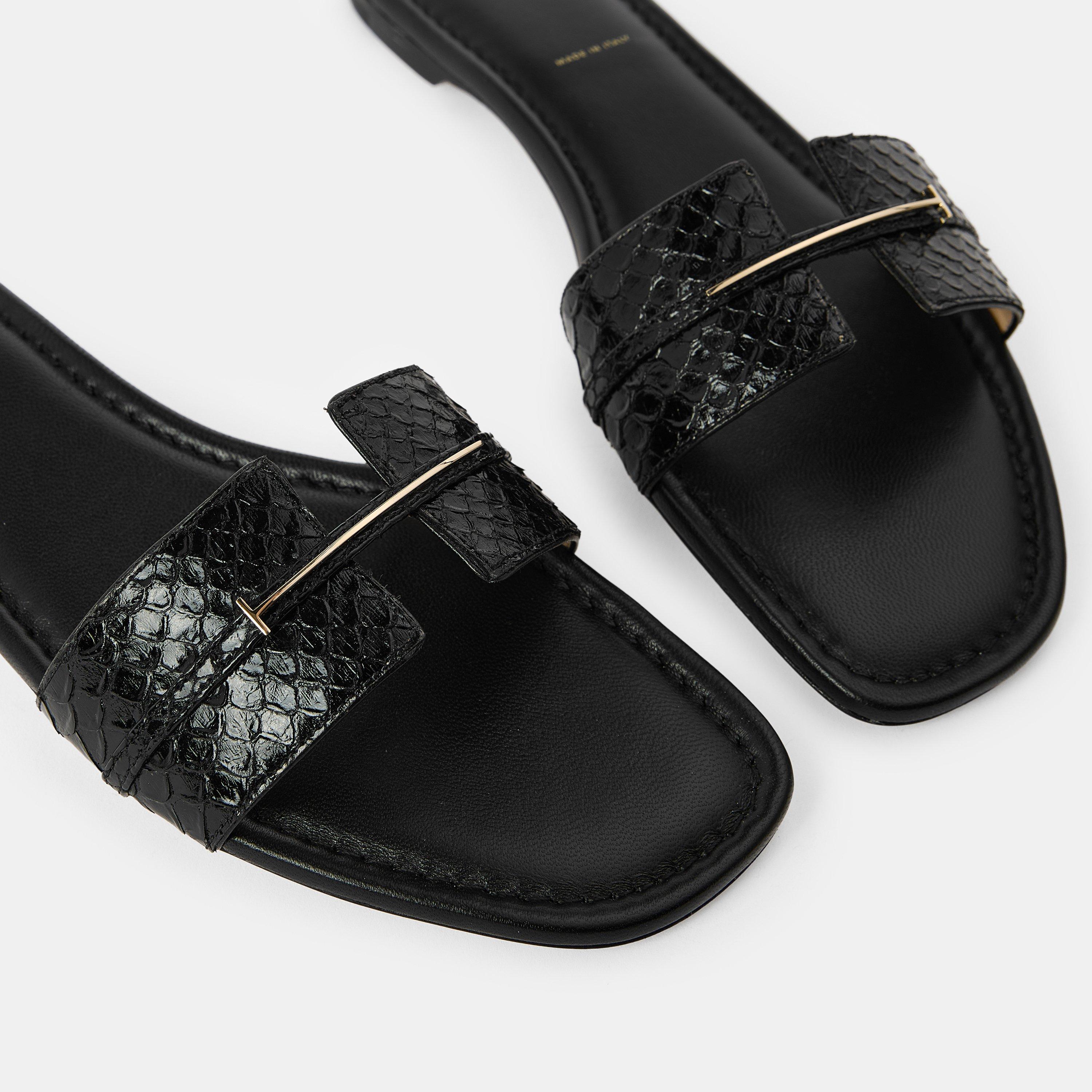 TF Slide Flat Sandals