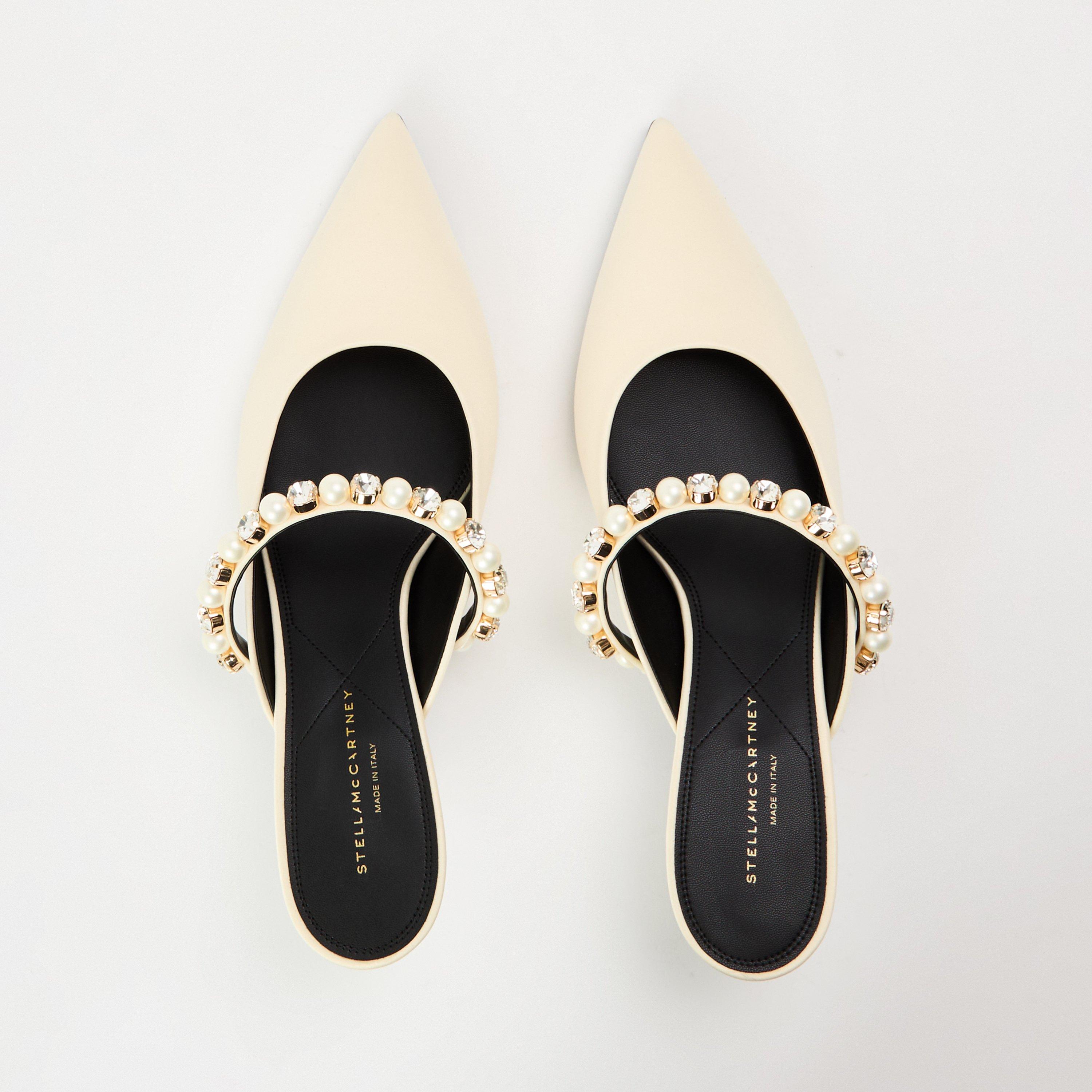 Elsa Stn Heeled Mule