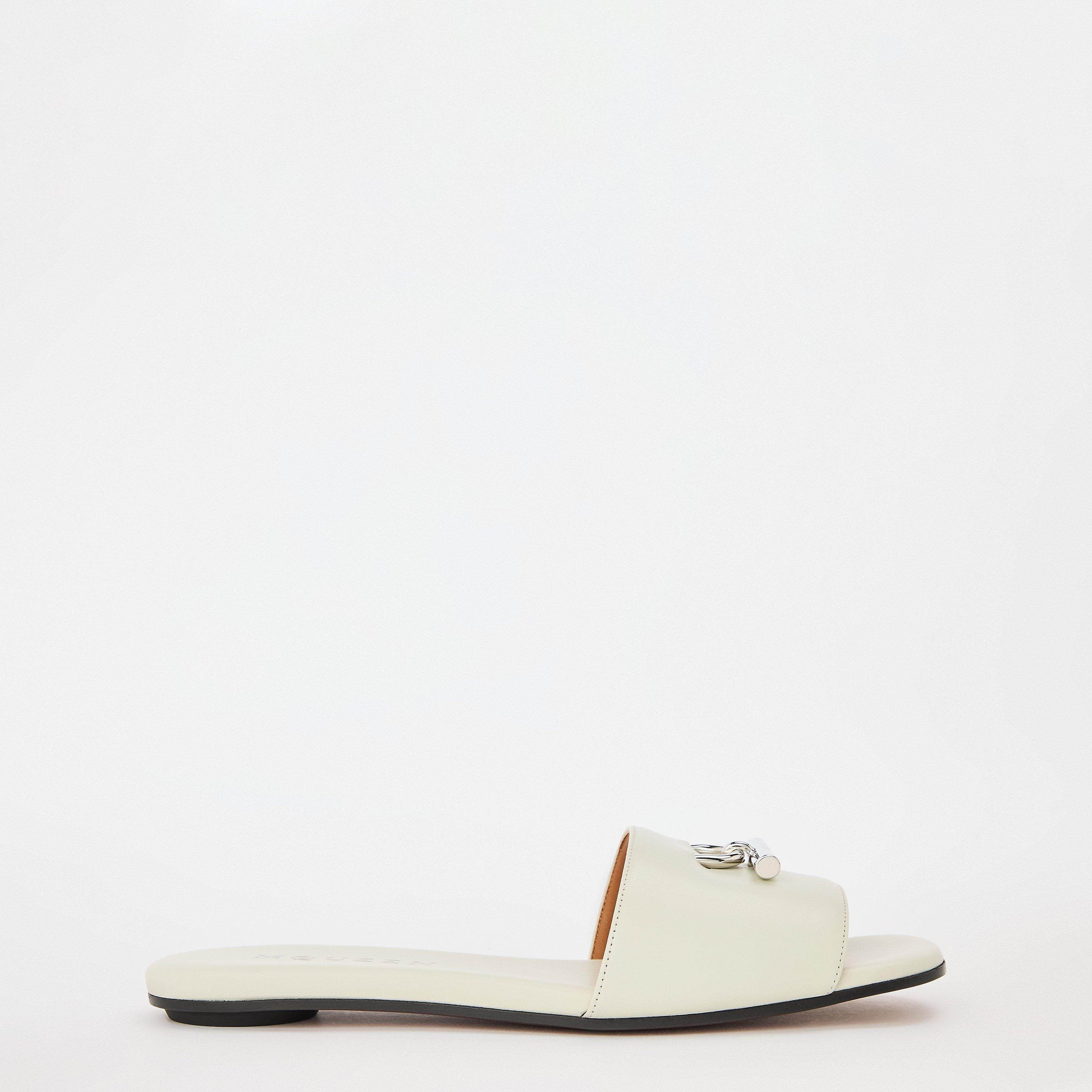 Alex Leather Flat Sandals