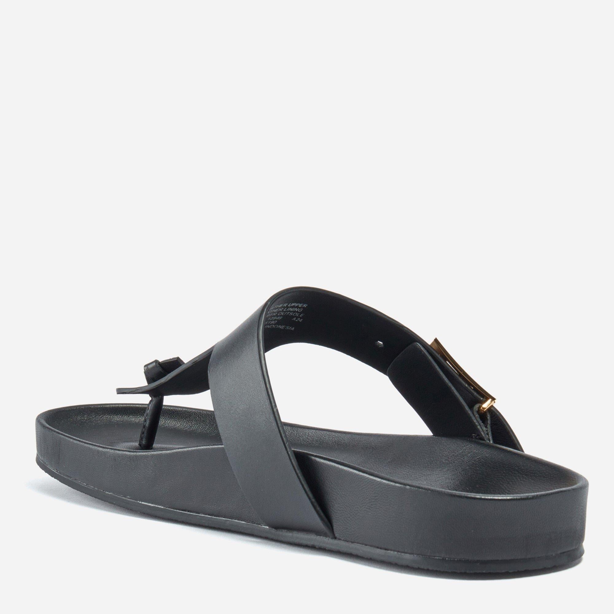 Mellow Leather Flat Sandals
