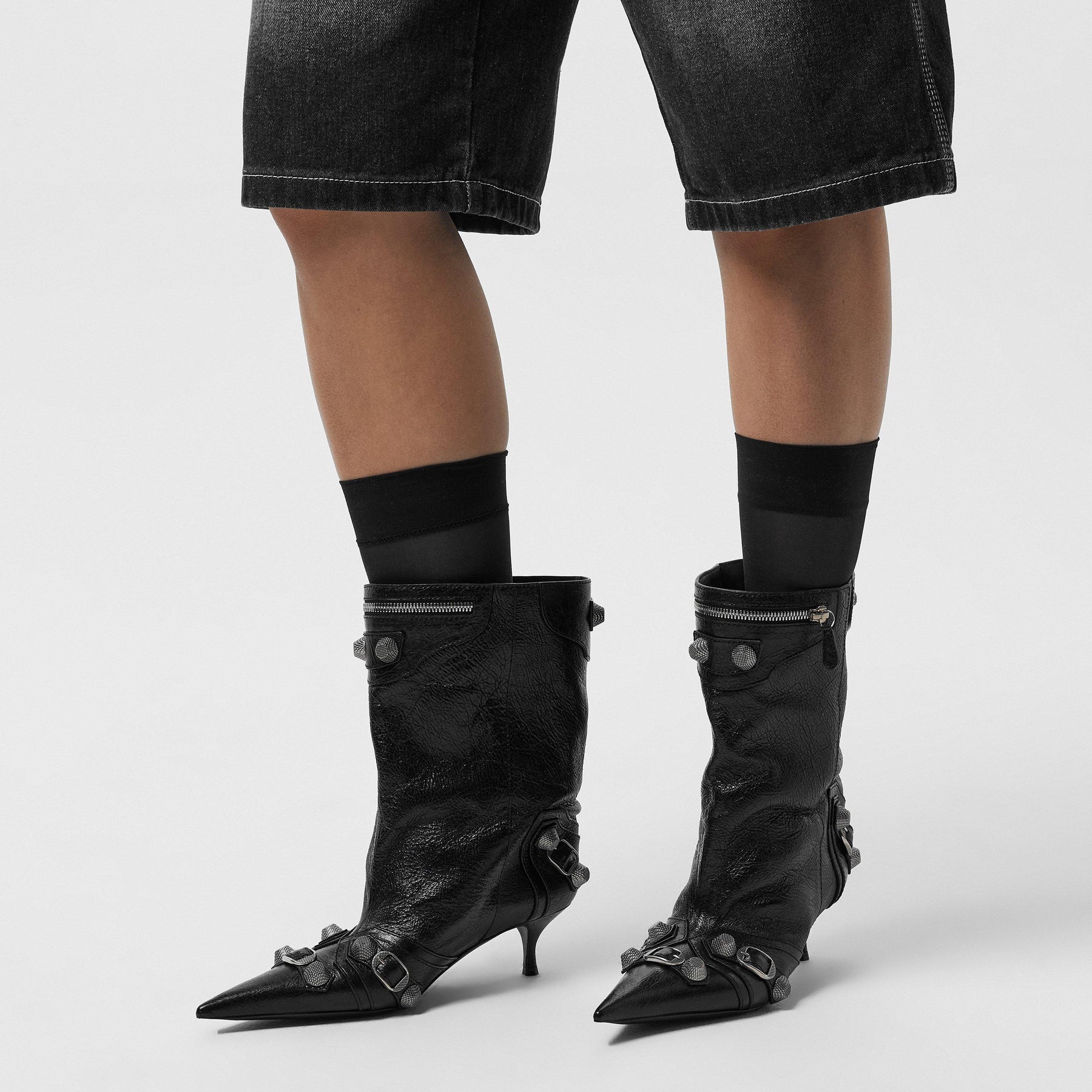 Wide Cagole 50mm Booties