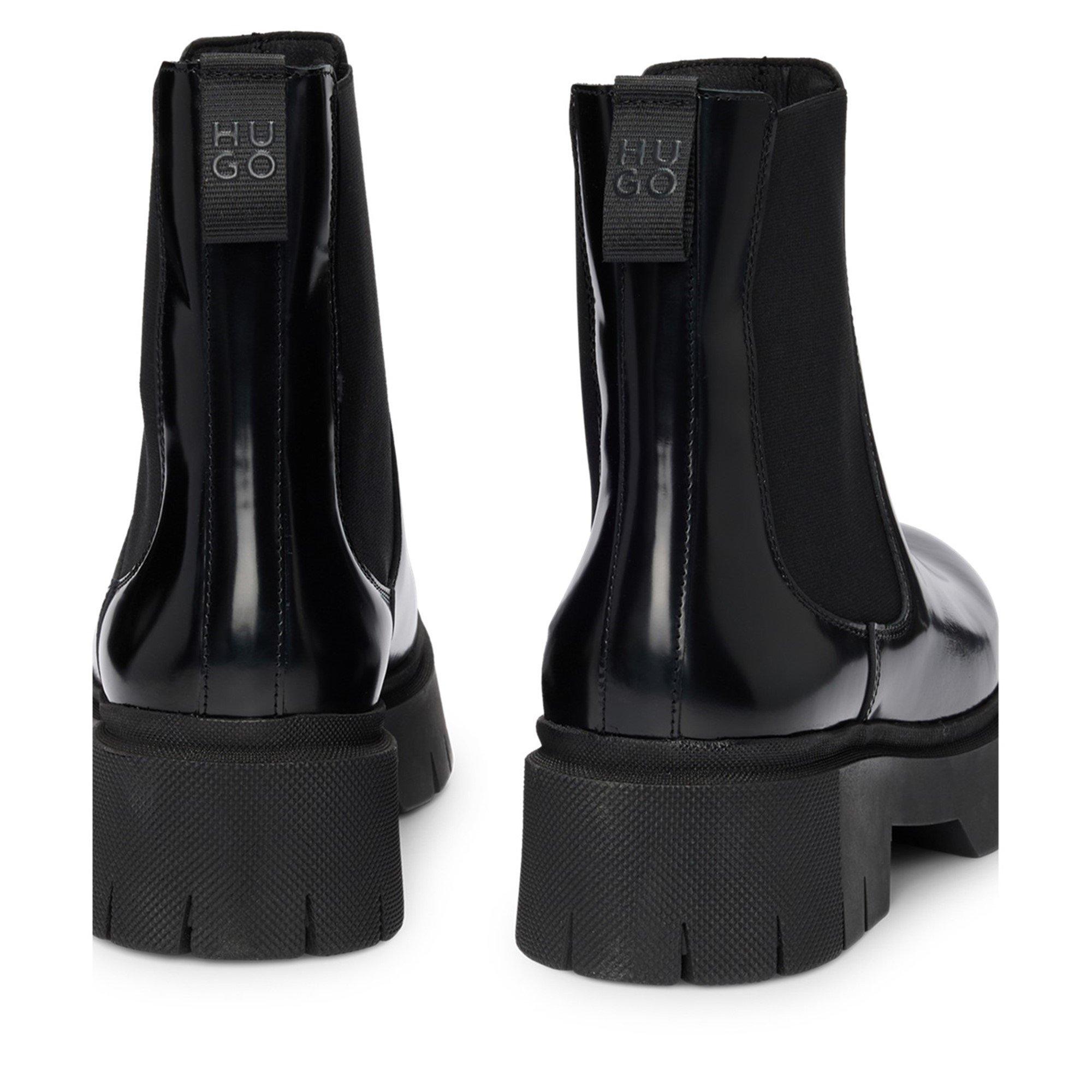 Block Heel Chelsea Boots