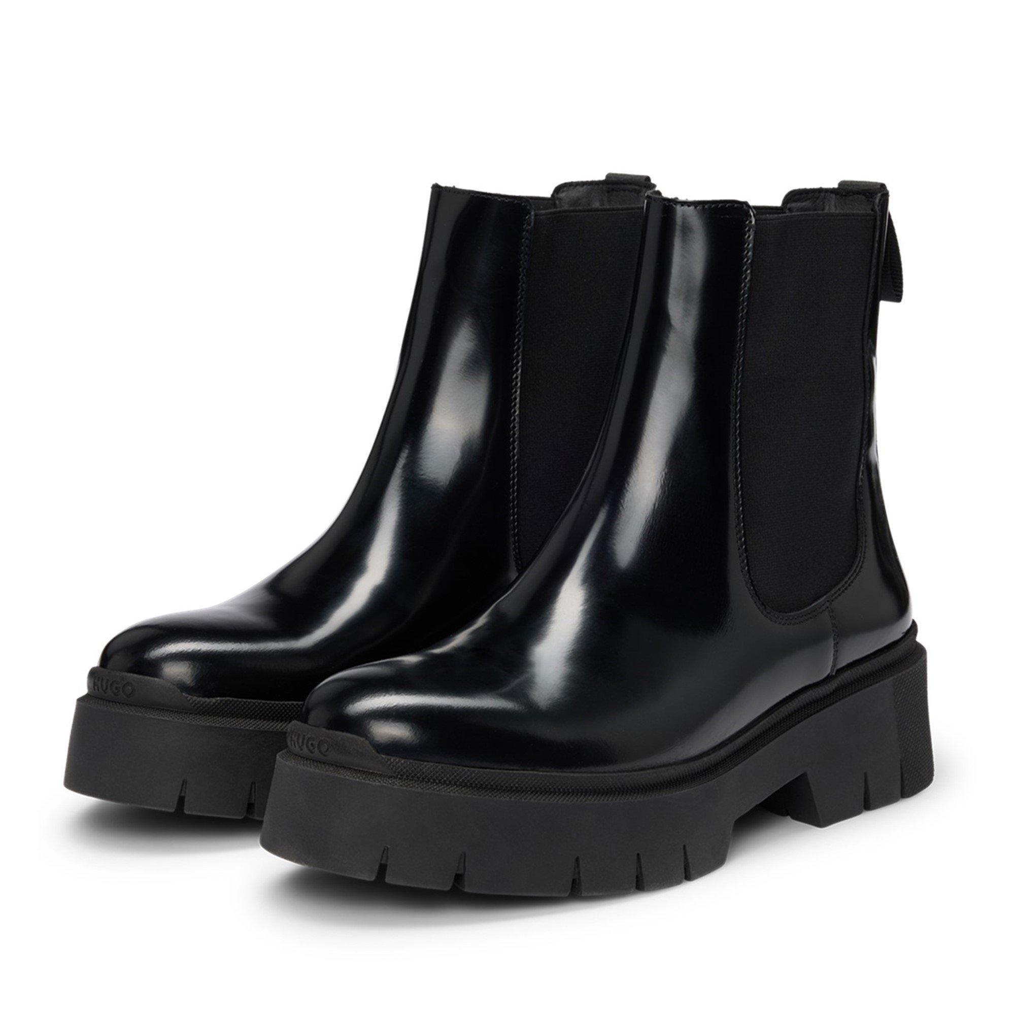Block Heel Chelsea Boots