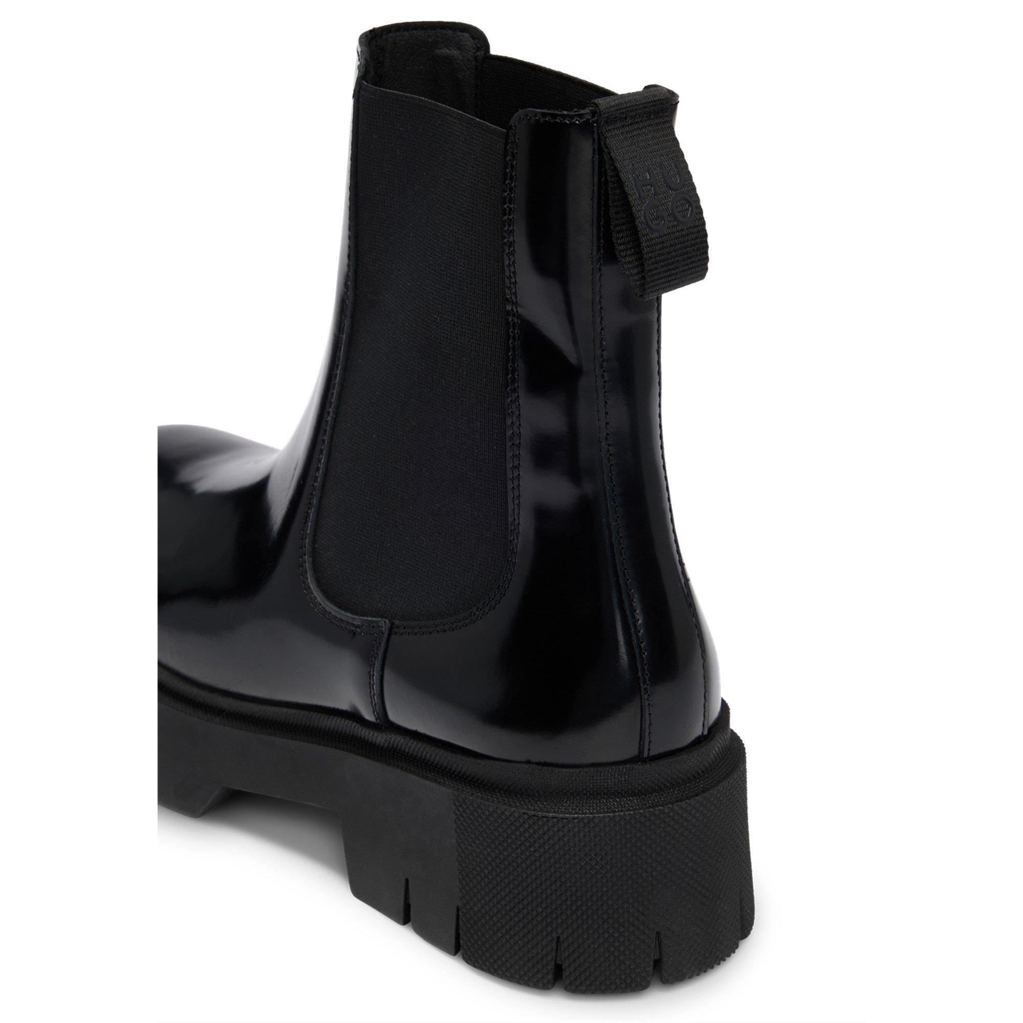 Block Heel Chelsea Boots