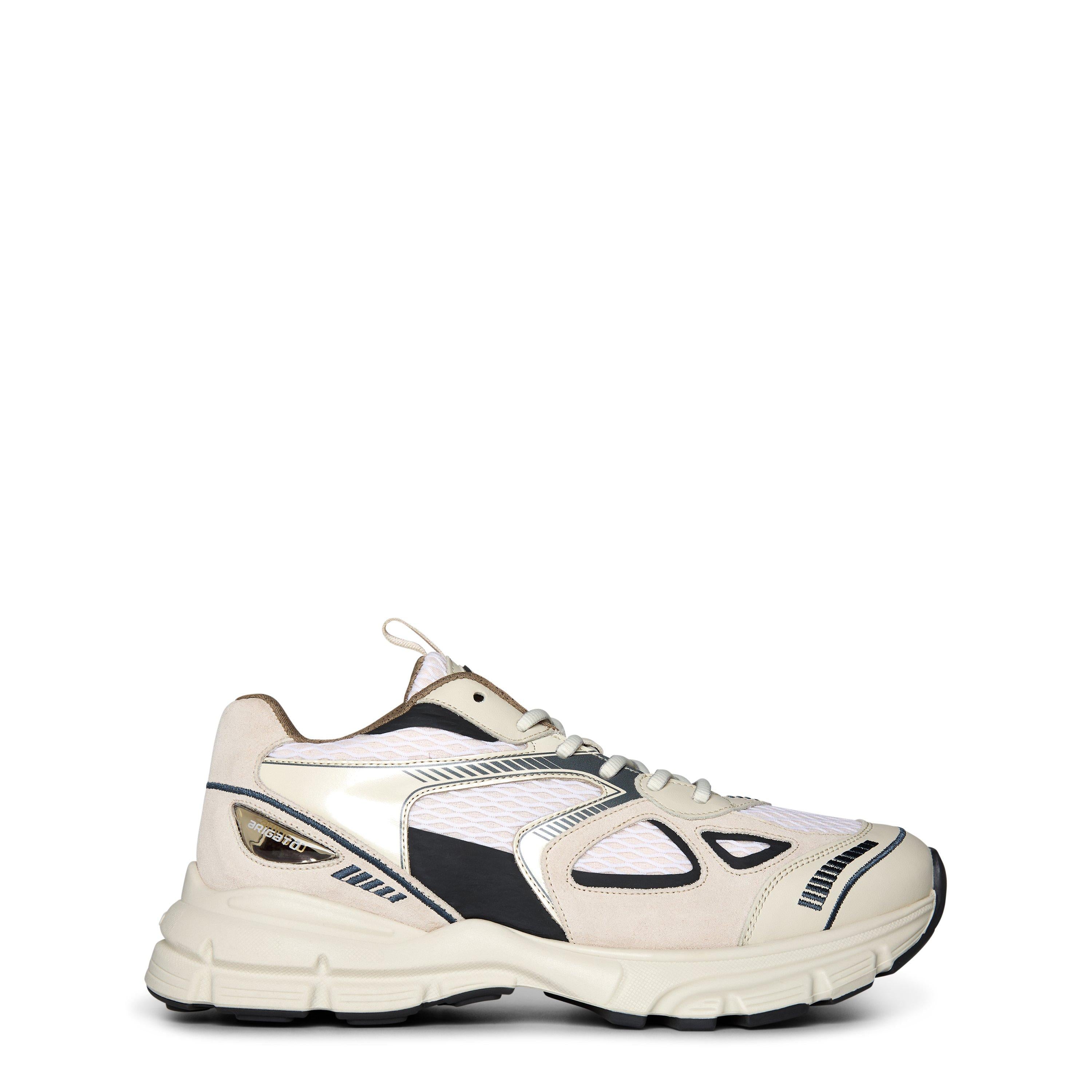 Marathon Leather And Mesh Trainers