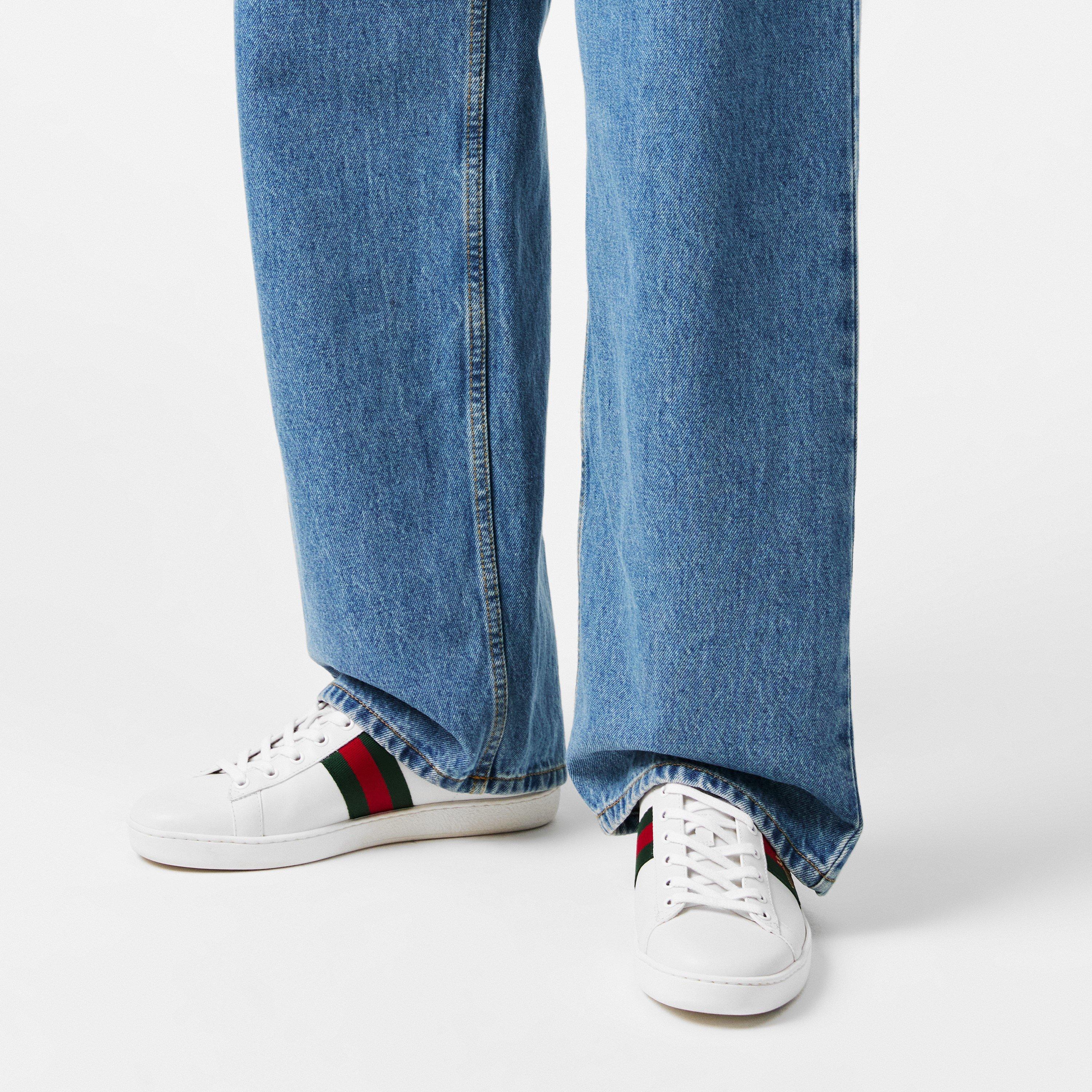 Ace Bee Leather Low-Top Trainers