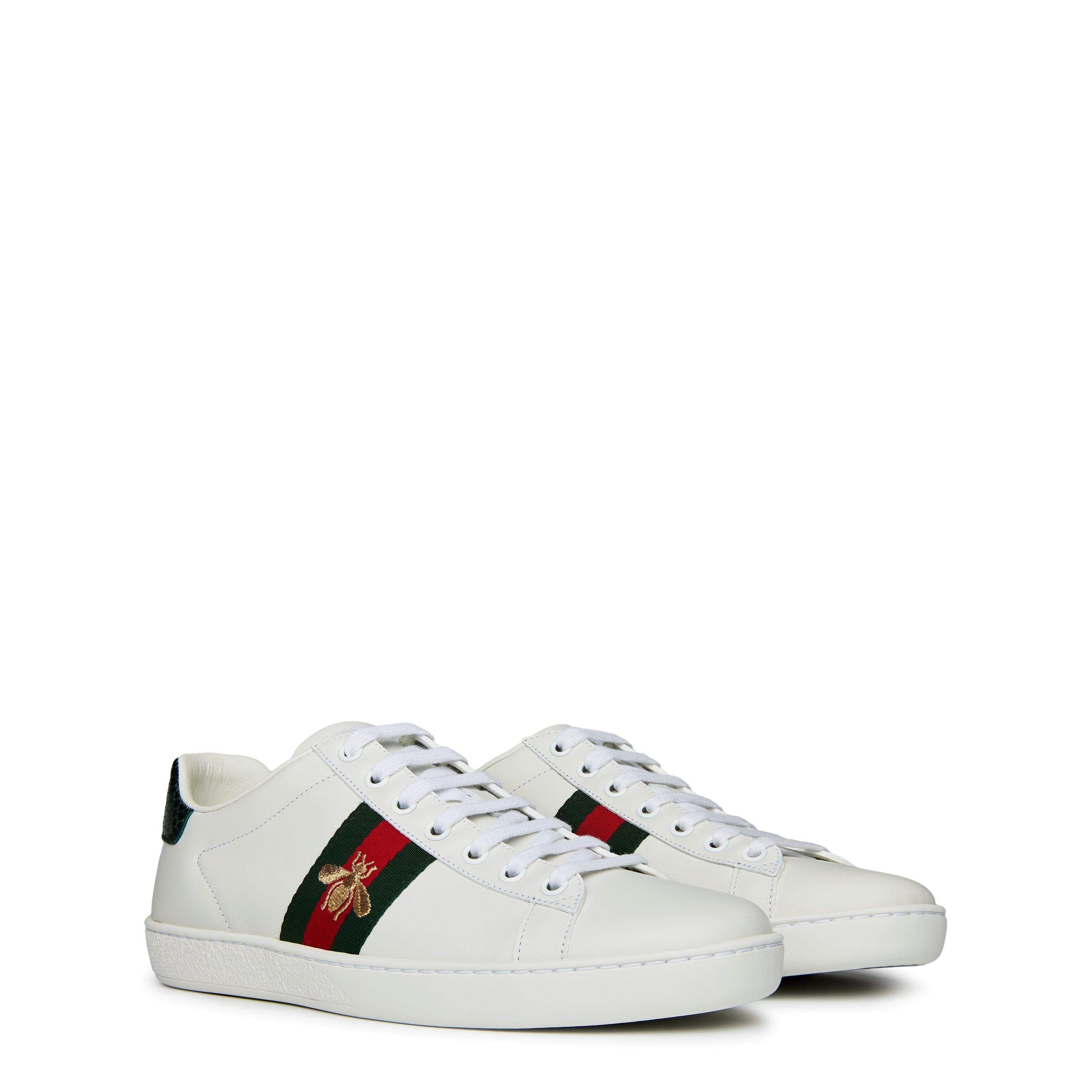 Ace Bee Leather Low-Top Trainers