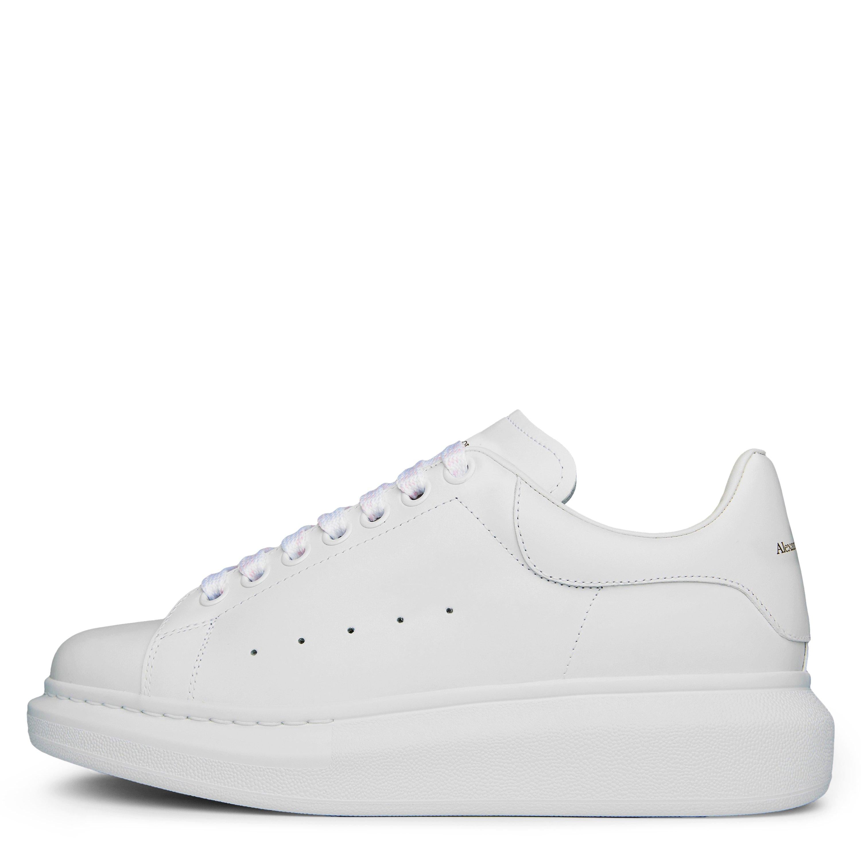 Logo Print Leather Oversized Trainers