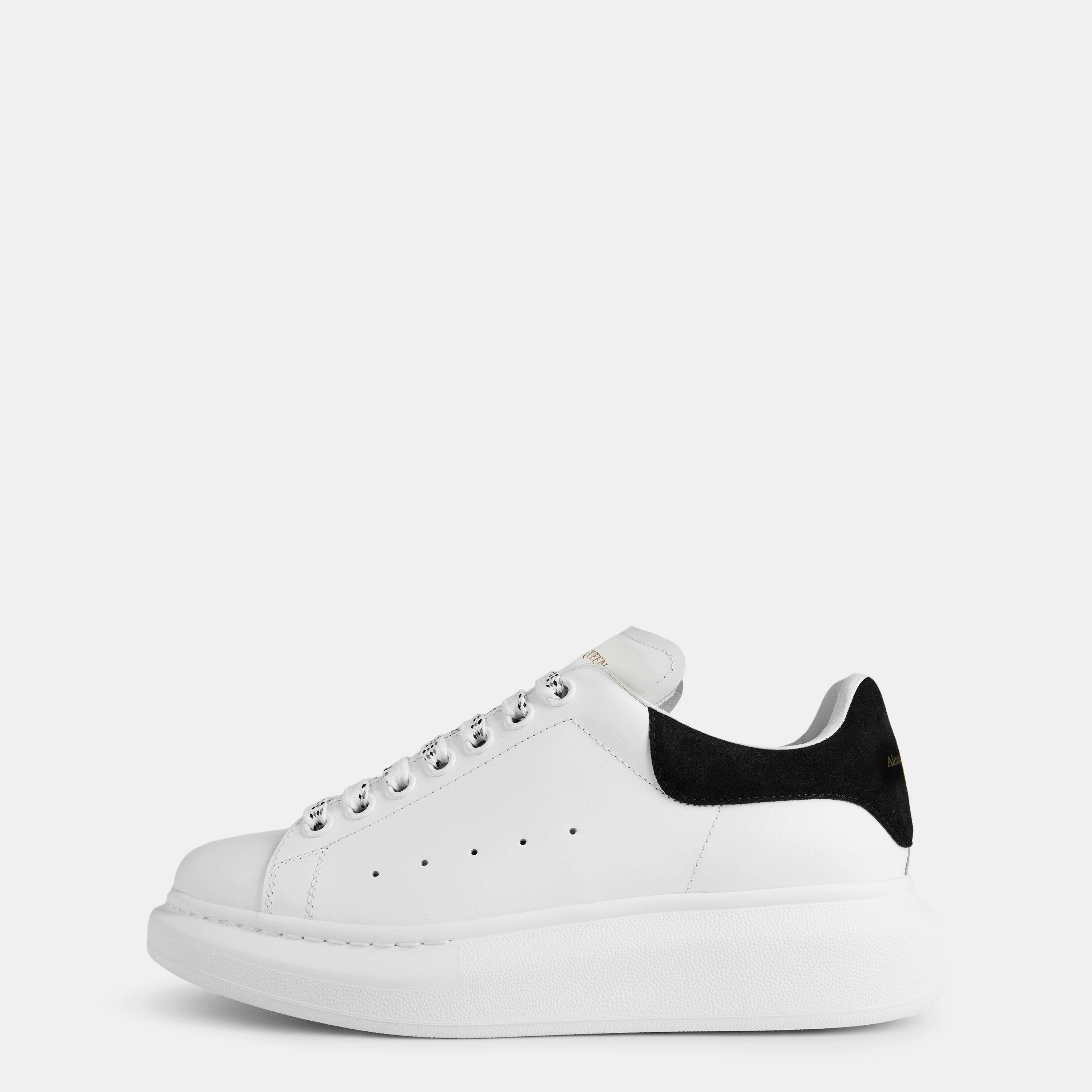 Logo Print Leather Oversized Trainers