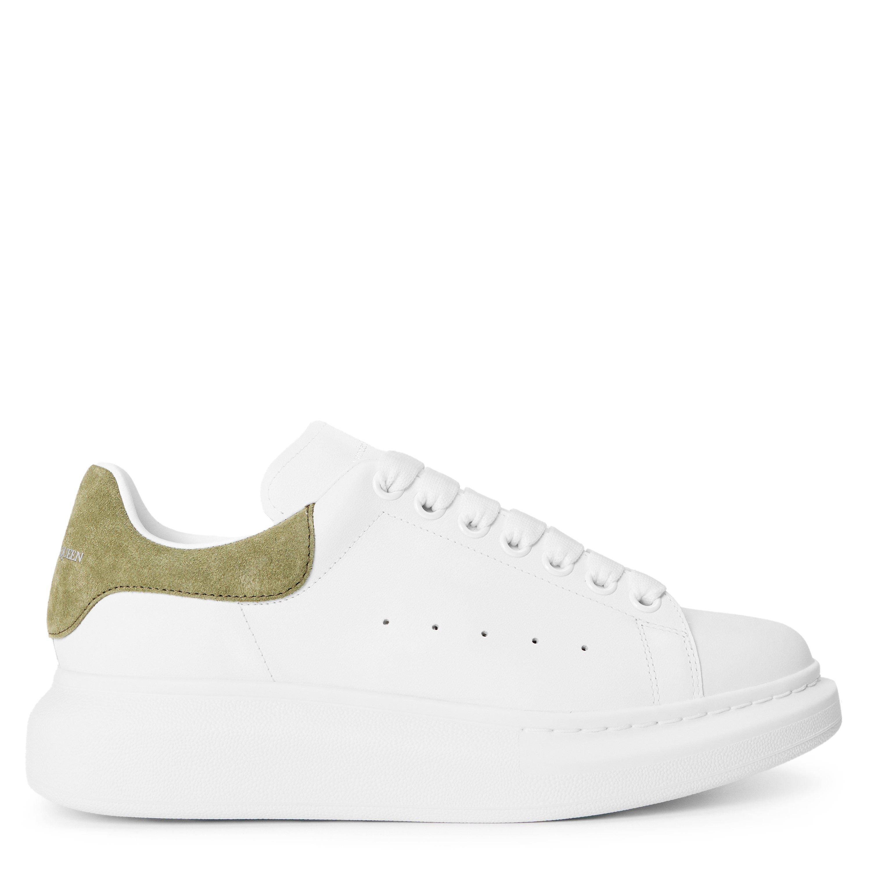 Logo Print Leather Oversized Trainers