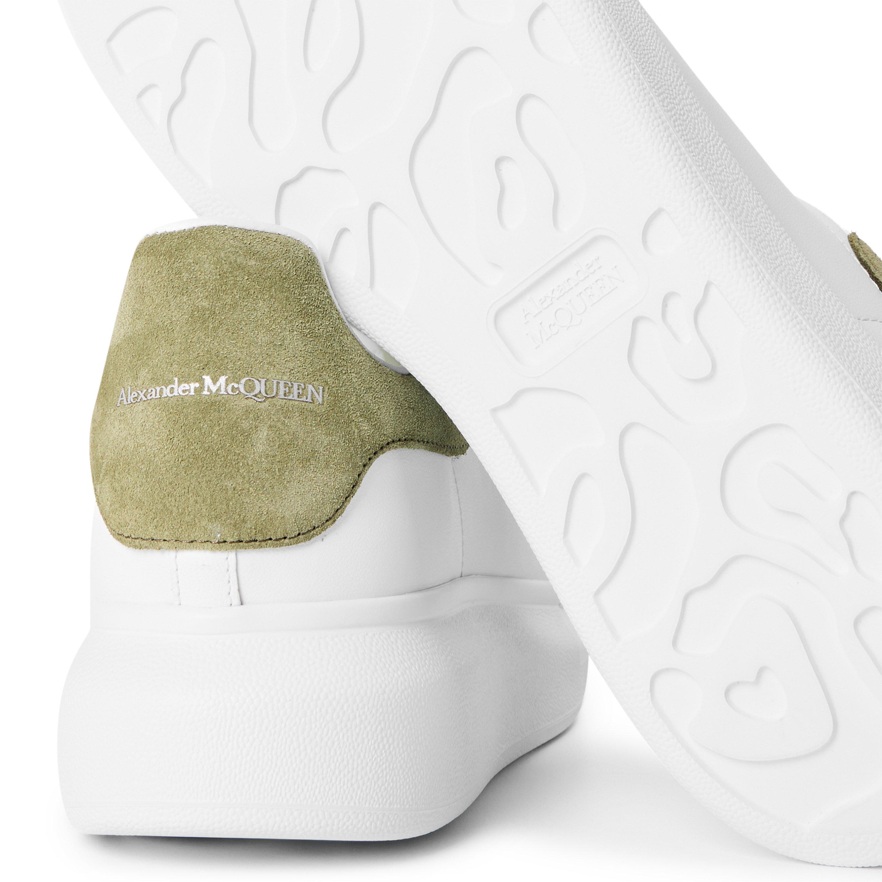Logo Print Leather Oversized Trainers