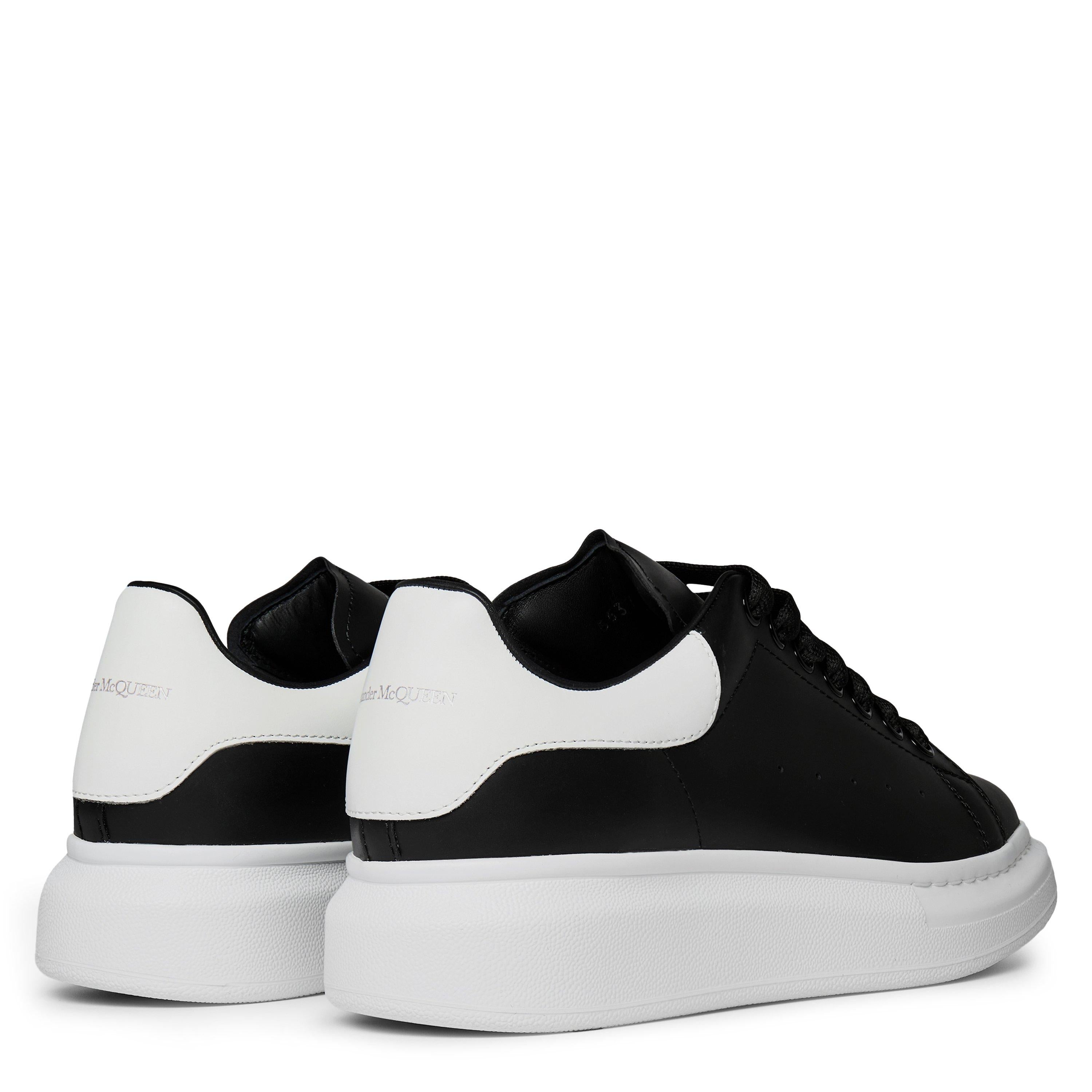 Logo Print Leather Oversized Trainers