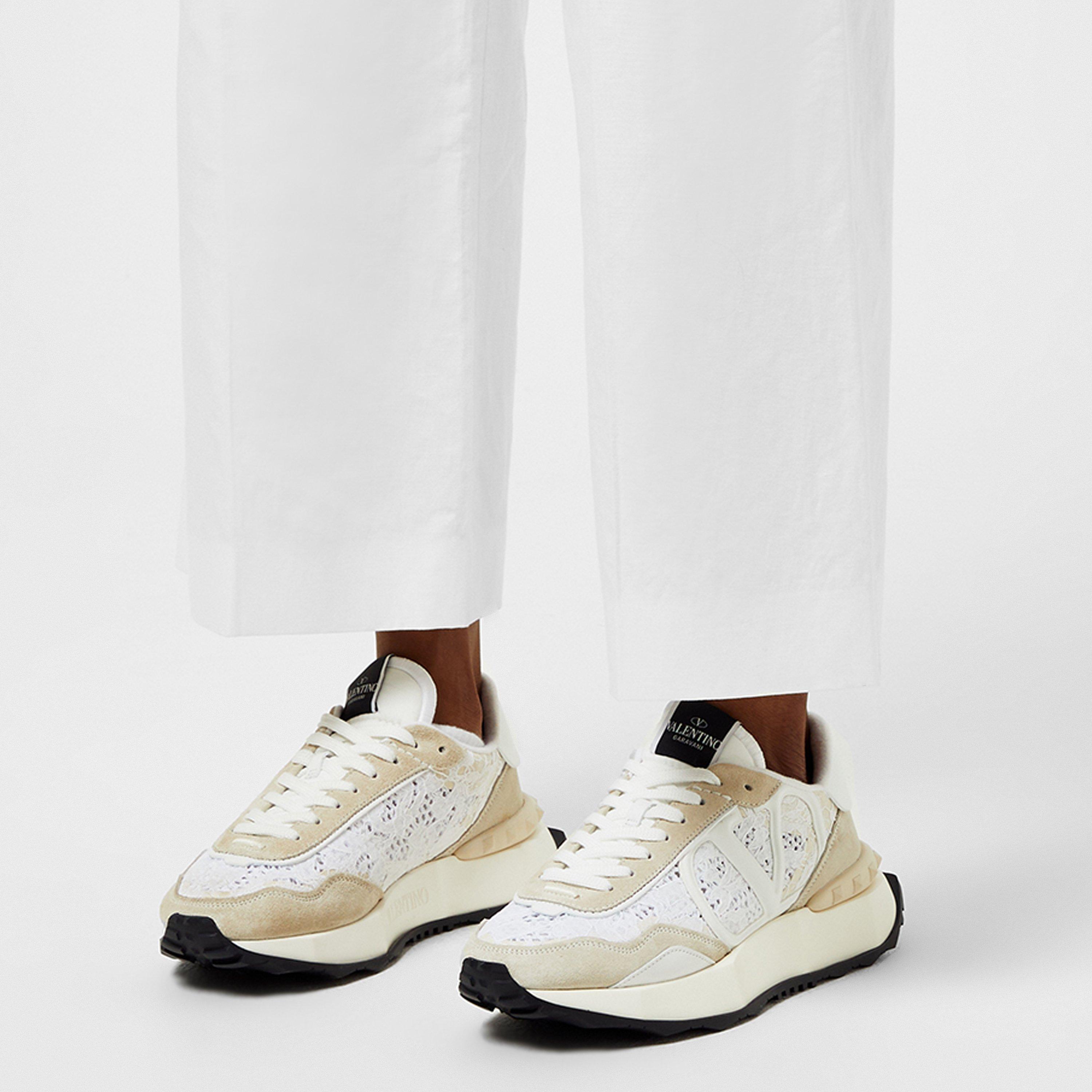 Lace And Mesh Lacerunner Trainers