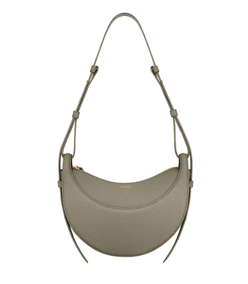 Polene Numéro Dix Edition Textured Olive - Size: One Size Bags | Shop From The Mirage