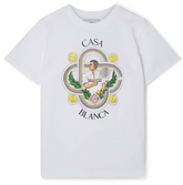 Casablanca Cotton Tennis Player T-shirt