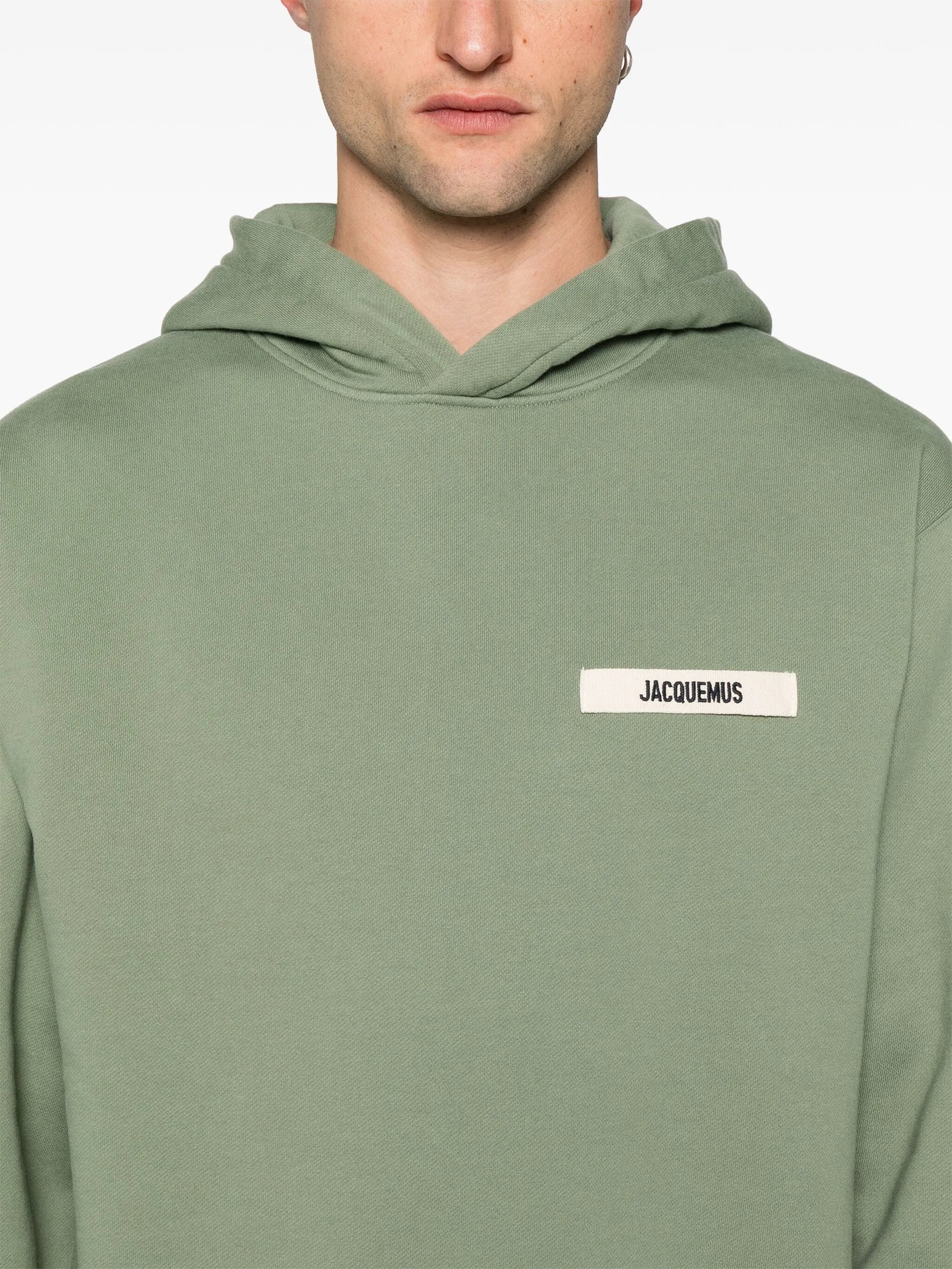 Jacquemus The Gros Grain Hoodie Green