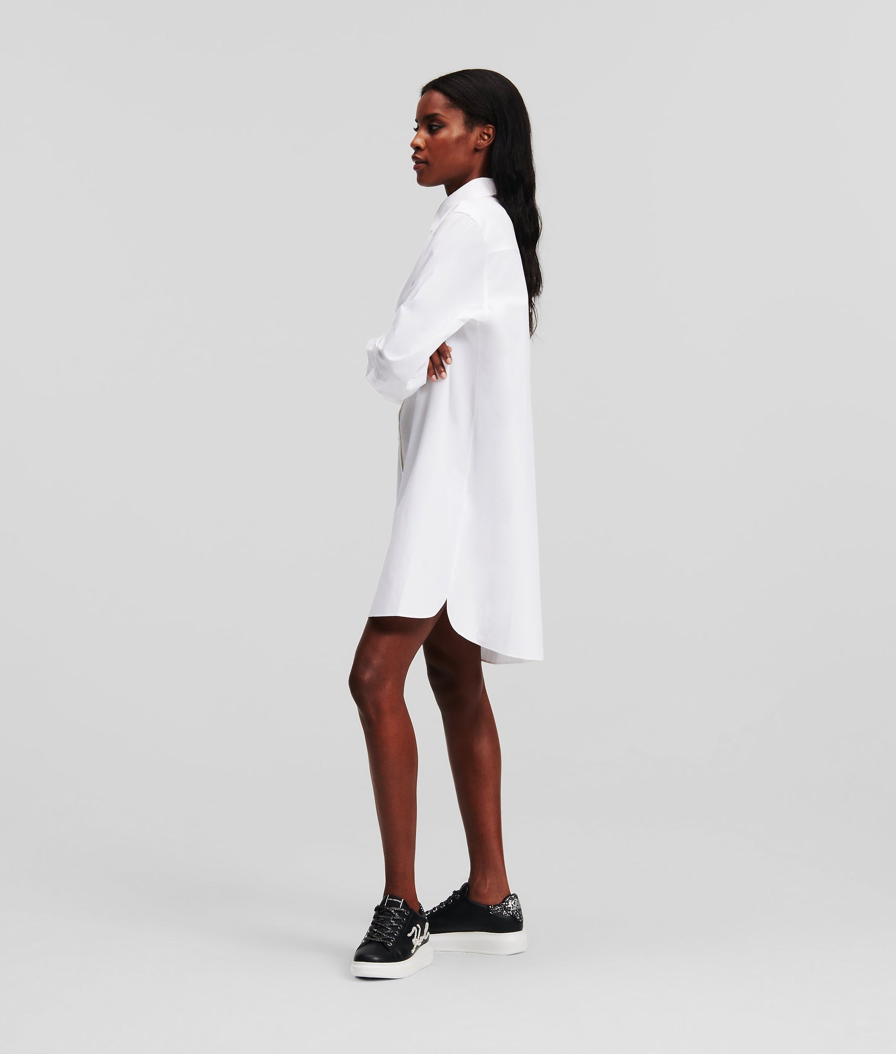 IKON RHINESTONE TUNIC SHIRT
