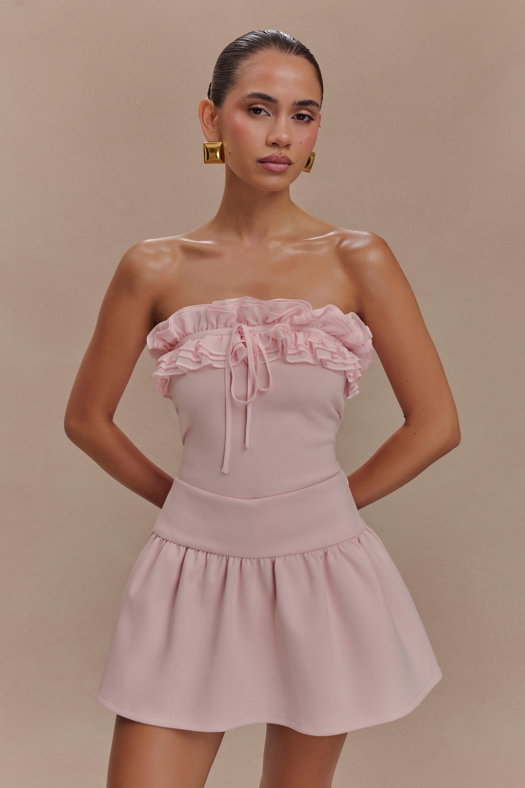 Jennie Frill Mini Skort - Ballet Pink