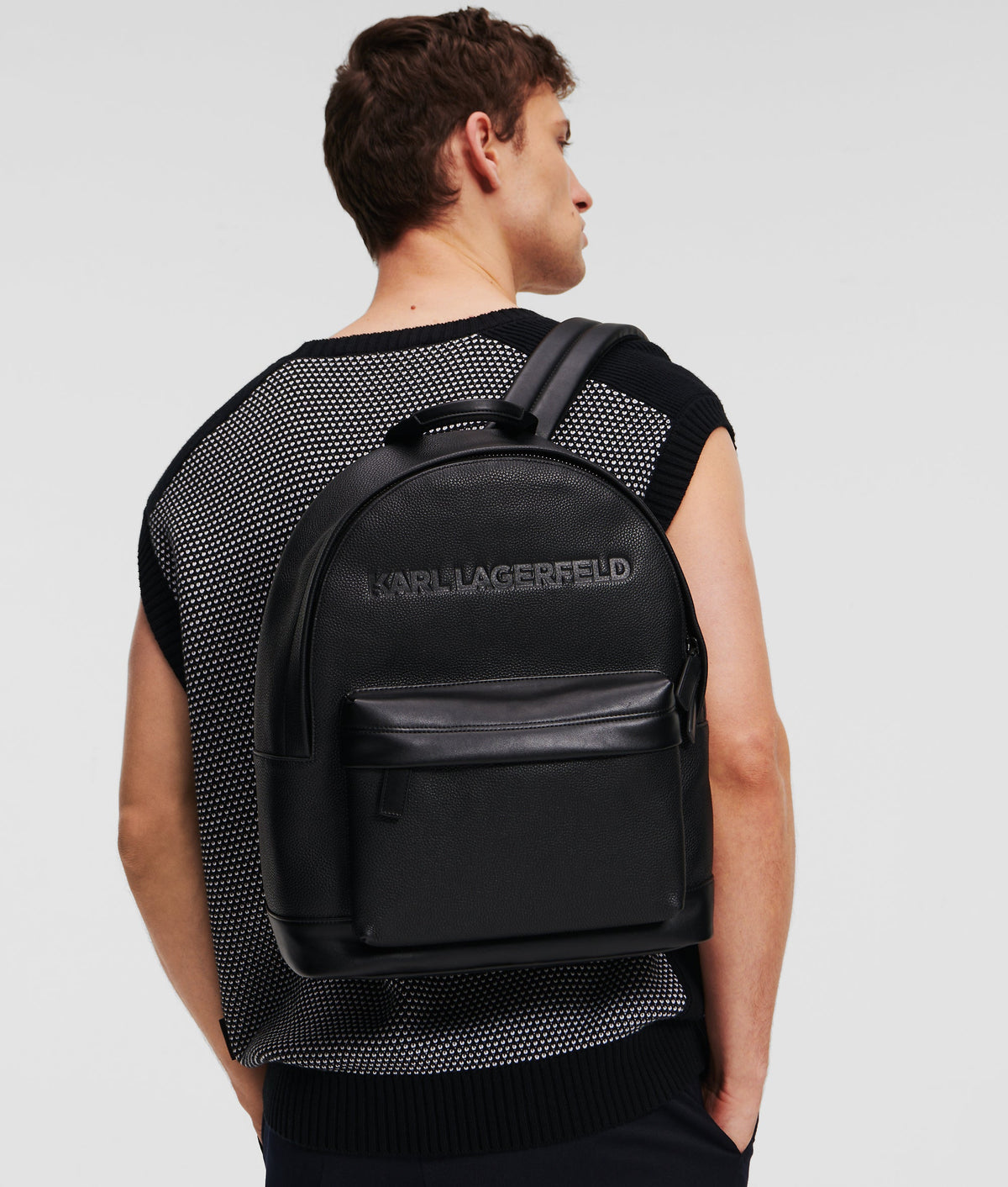 K/Essential Leather Backpack