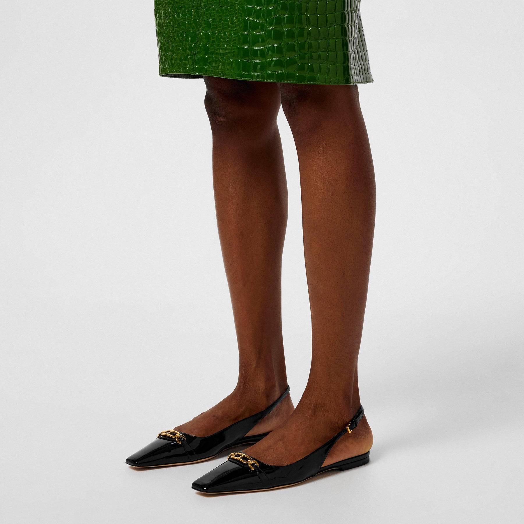 Patent Whitney Slingbacks