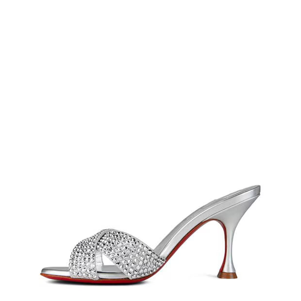 MARIZA IS BACK EMBELLISHED 85MM LEATHER MULES