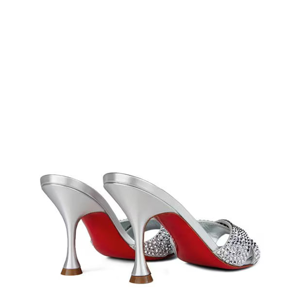 MARIZA IS BACK EMBELLISHED 85MM LEATHER MULES