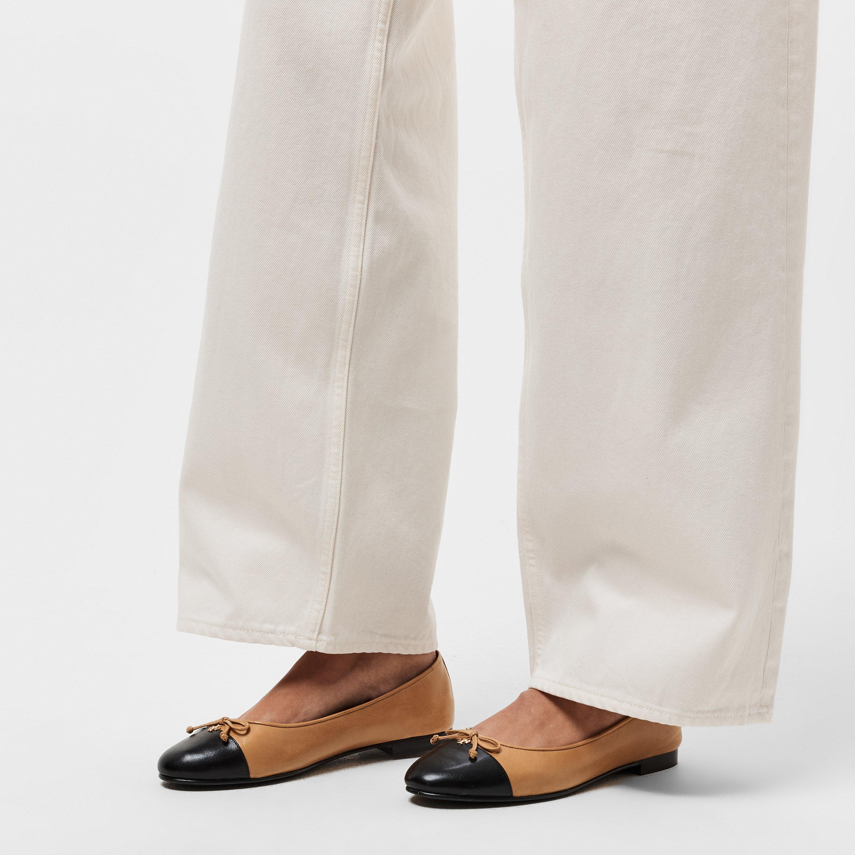 Cap-Toe Ballet Flats