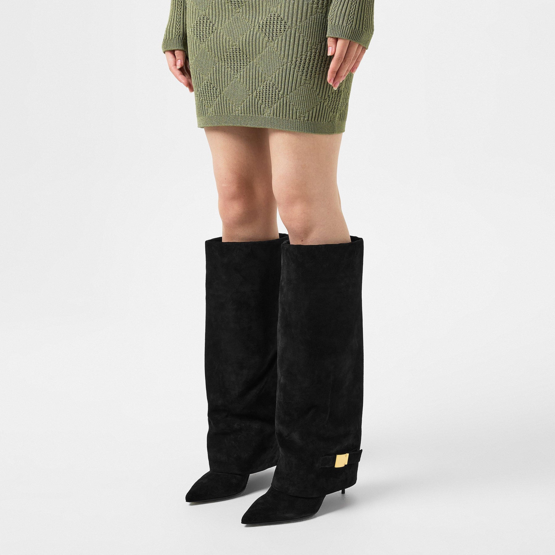 Uma Suede Knee High Boots