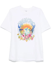 Casablanca Surf Trip Printed T-Shirt in White