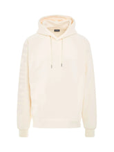 Typo Logo Hoodie in Light Beige