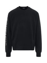 Typo Sleeve Logo Sweatshirt in Black