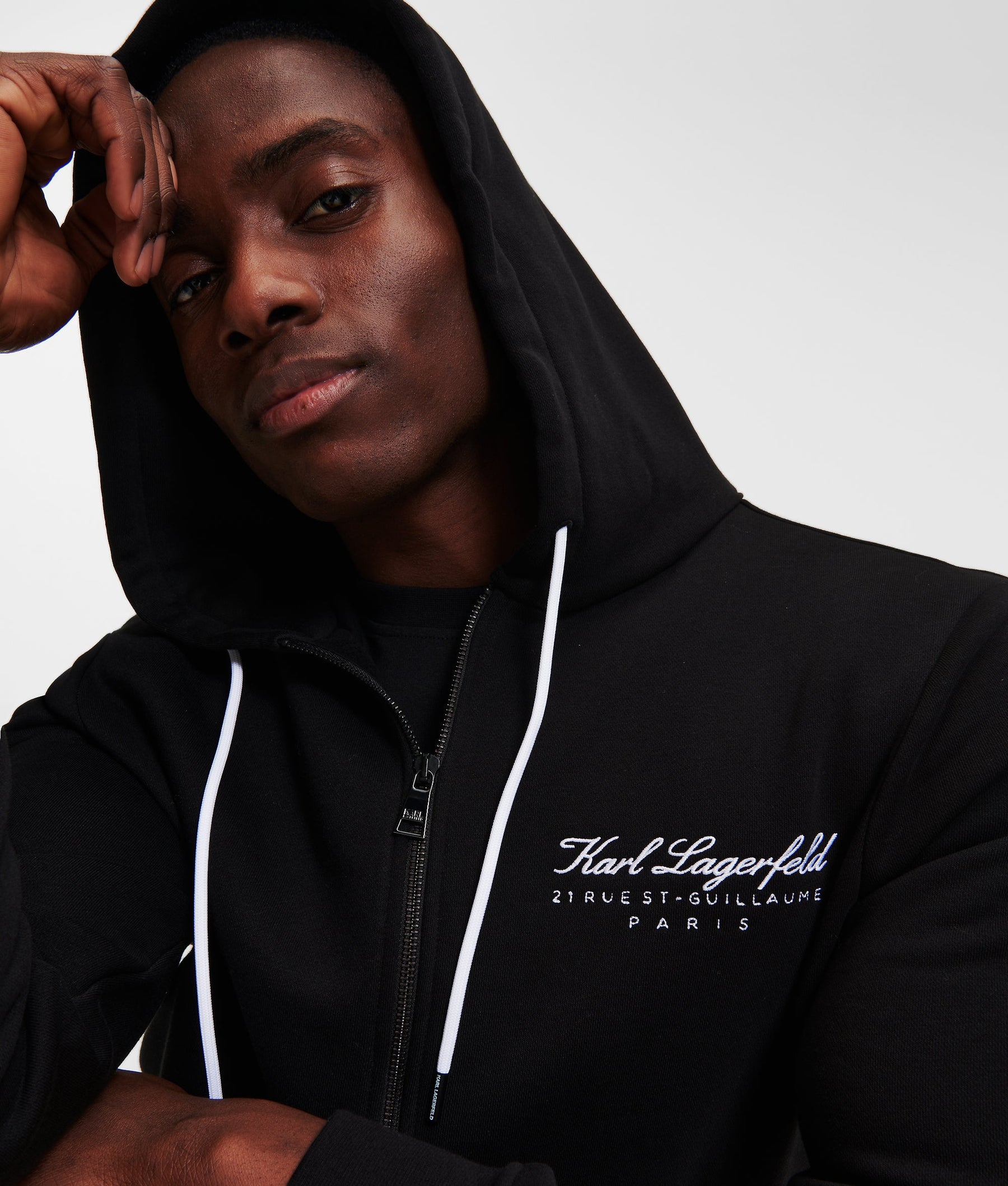HOTEL KARL ZIP-UP LOUNGEWEAR HOODIE