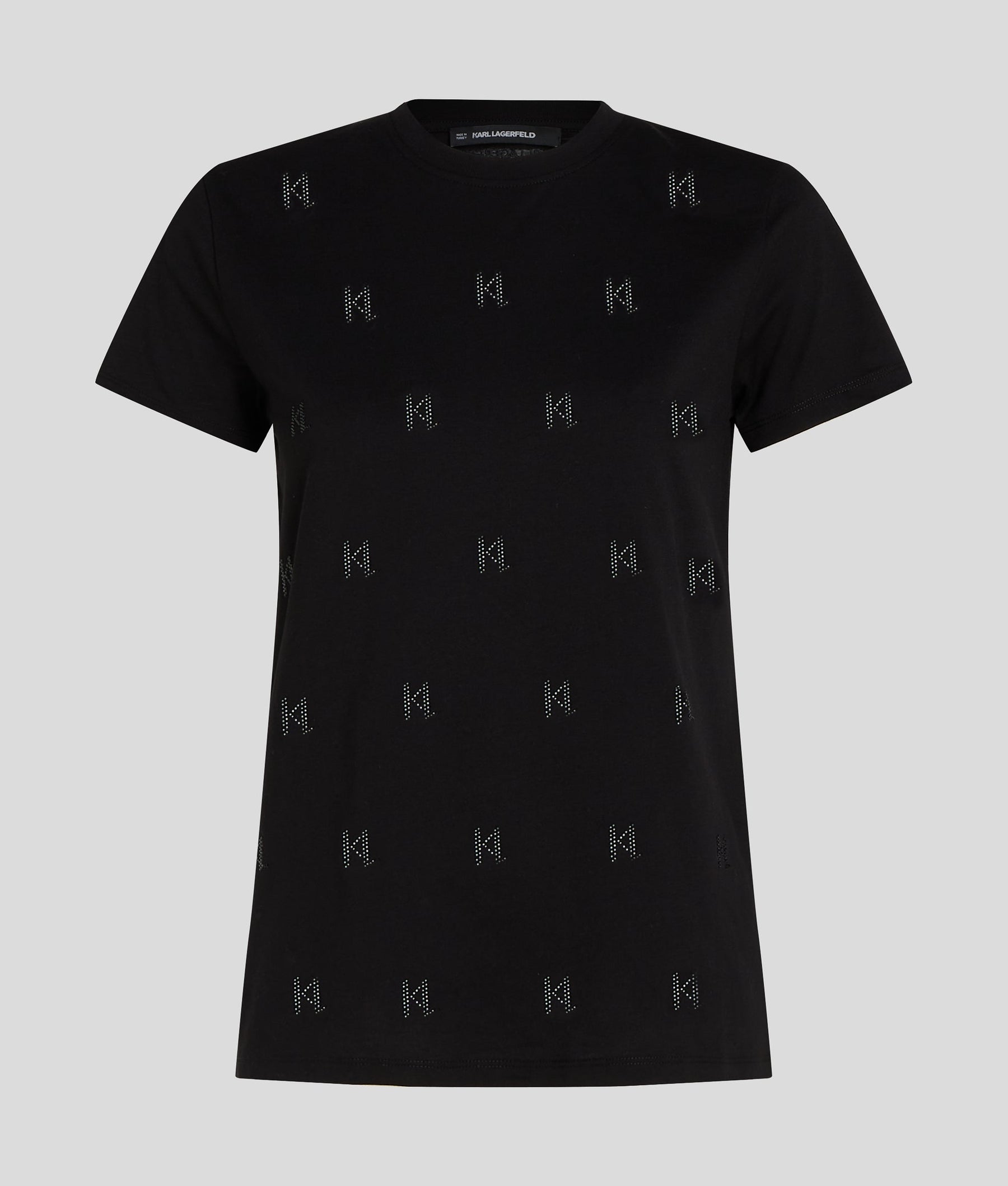 MONOGRAM RHINESTONE T-SHIRT