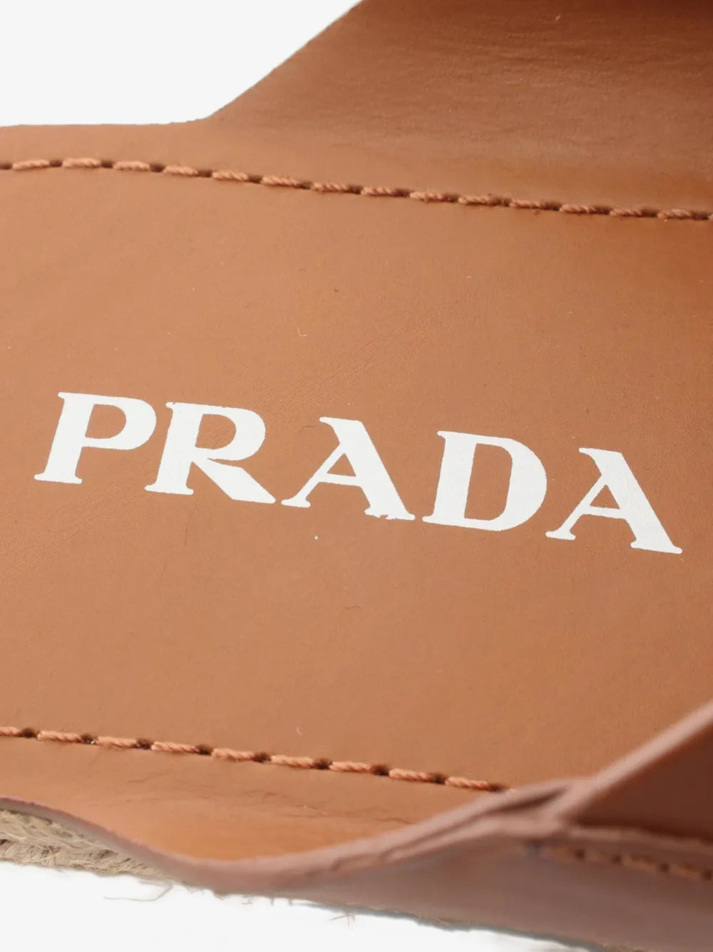 Prada Crisscross triangle-logo sandals