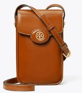 Tory Burch ROBINSON SPAZZOLATO PHONE CROSSBODY - Wallets | Shop From The Mirage