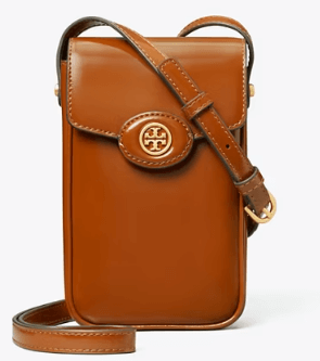 Tory Burch ROBINSON SPAZZOLATO PHONE CROSSBODY - Wallets | Shop From The Mirage