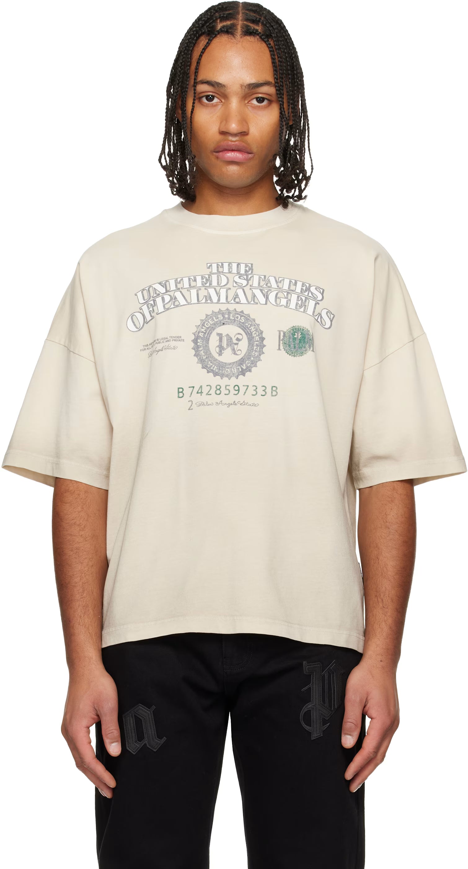 Off-White PA Dollar Loose T-shirt