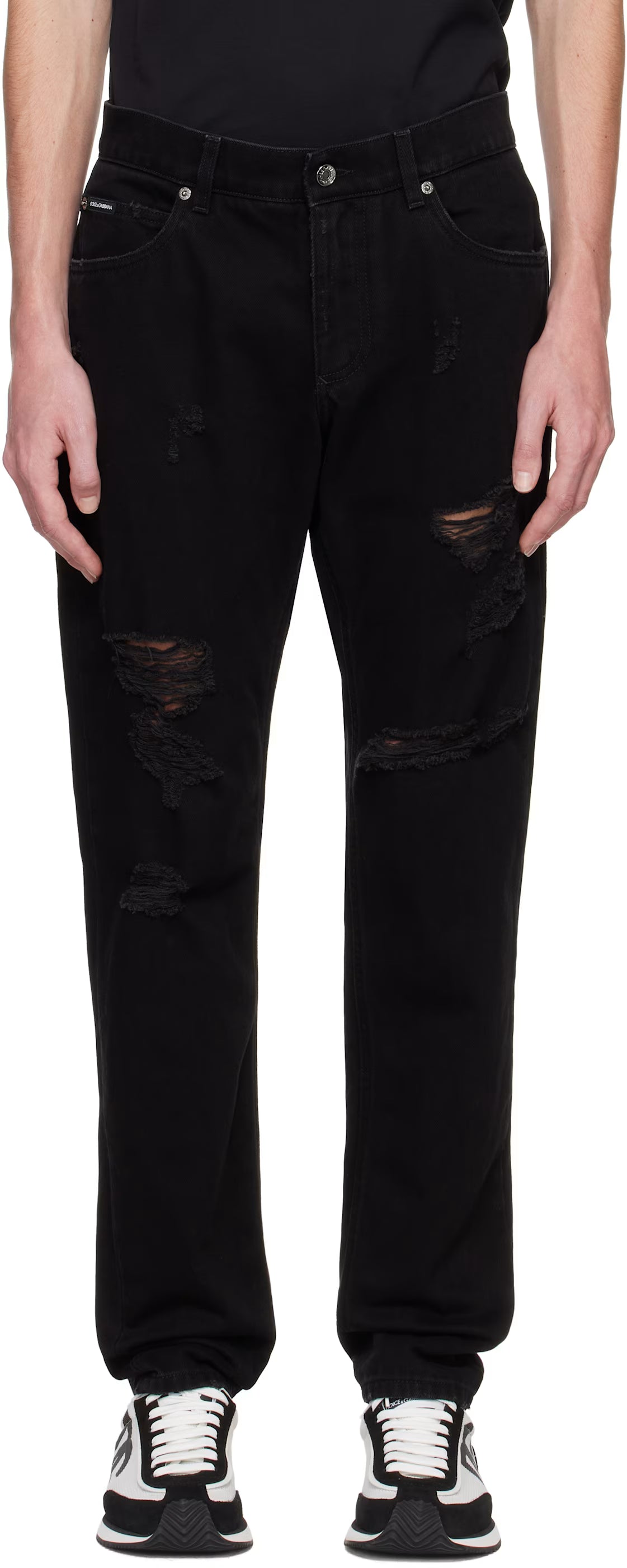 Dolce&Gabbana Black Regular Jeans