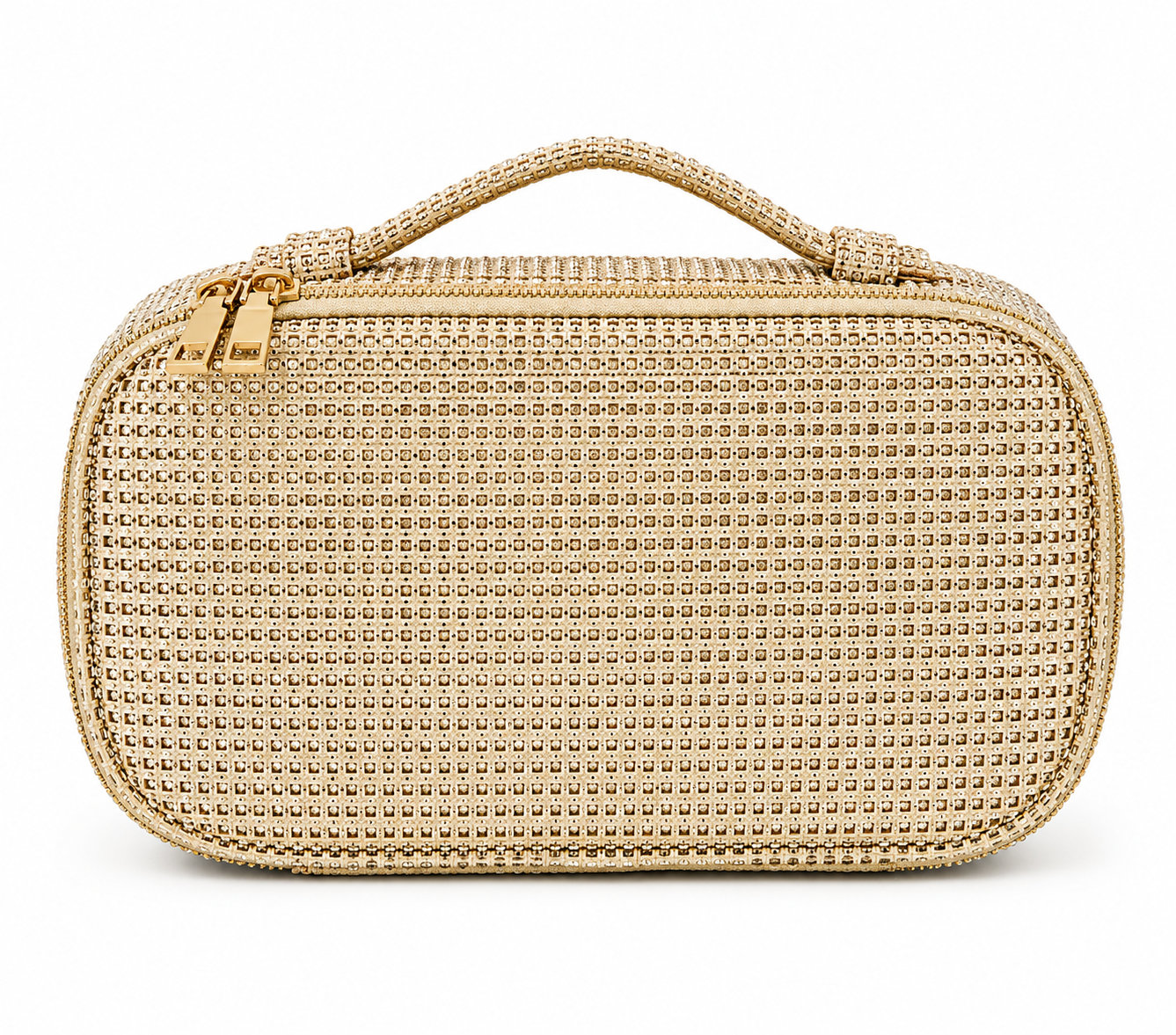 DIOR Beauty Gold Shimmer VIP/GWP Makeup Pouch Bag Christian Dior New w/Box