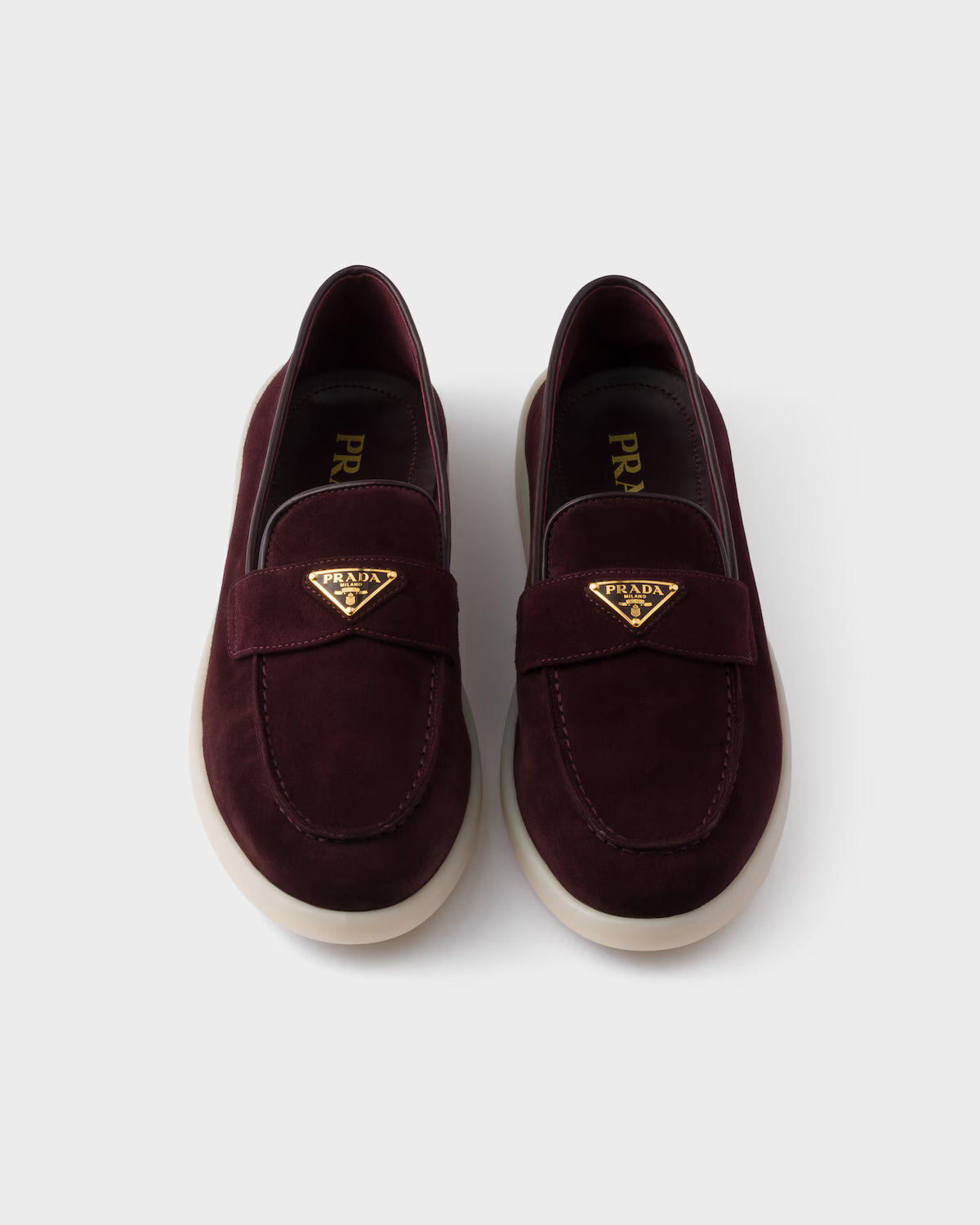 Suede leather loafers